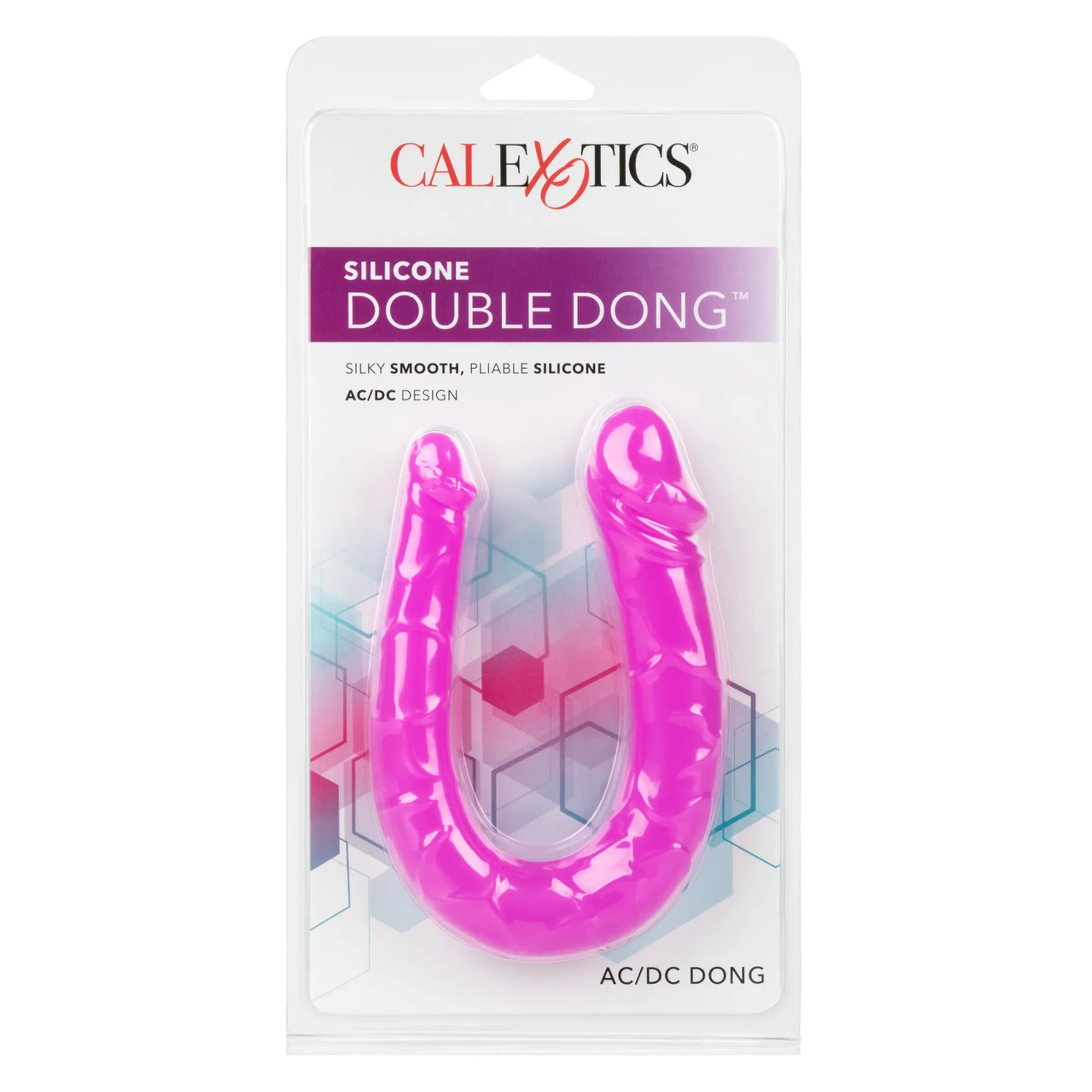 Silicone Double Dong Purple AC/DC California Exotic Novelties