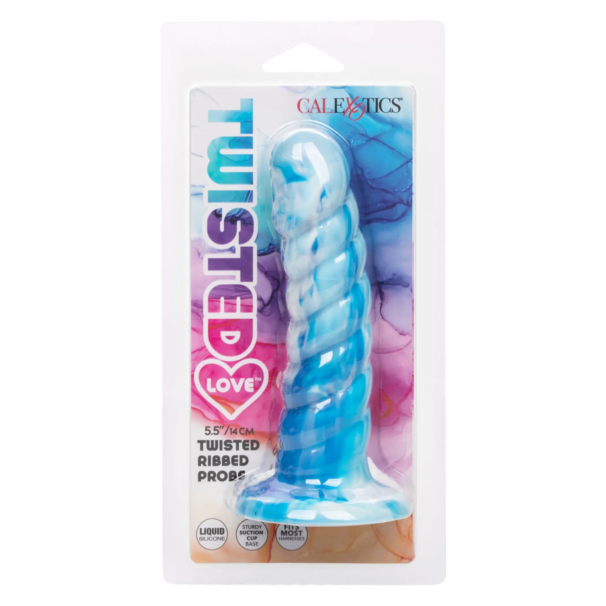Twisted Love Twisted Ribbed Probe Blue California Exotic Novelties