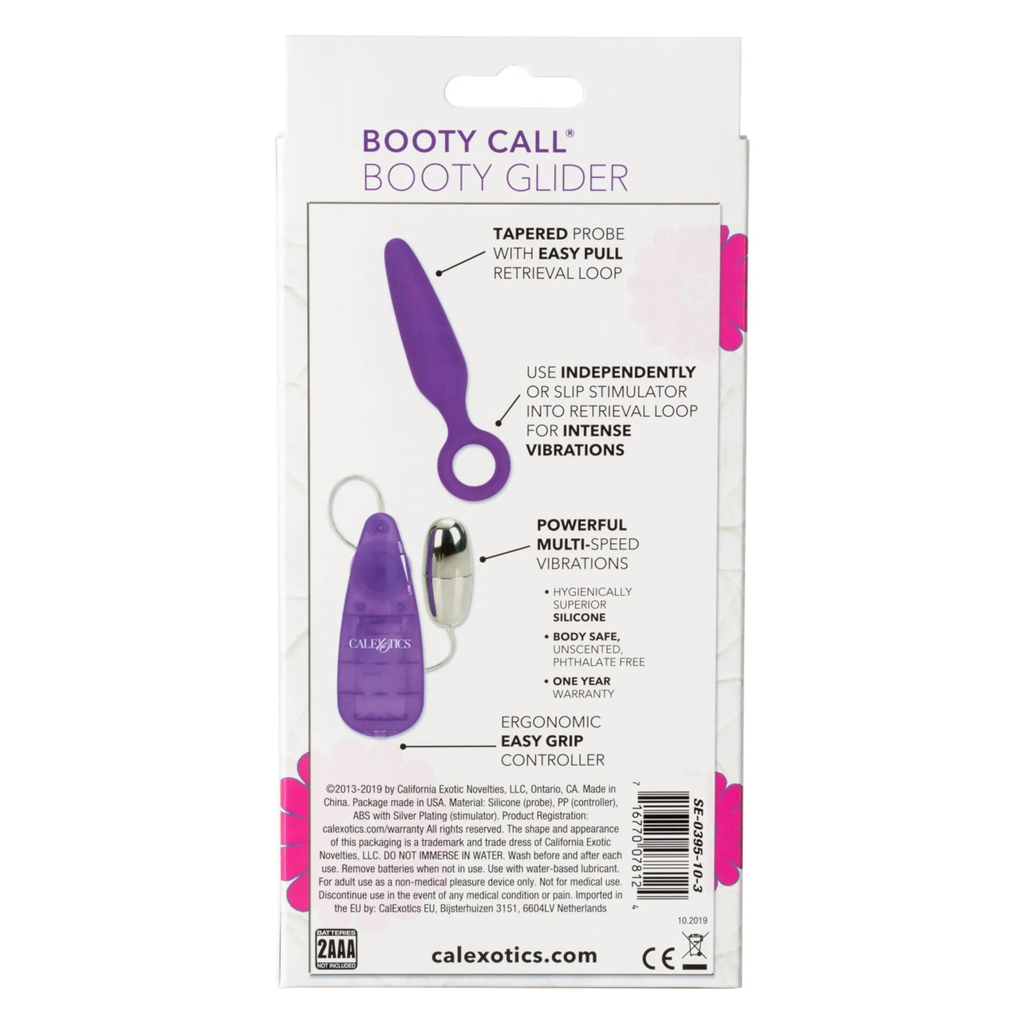Booty Call Booty Glider Purple California Exotic Novelties