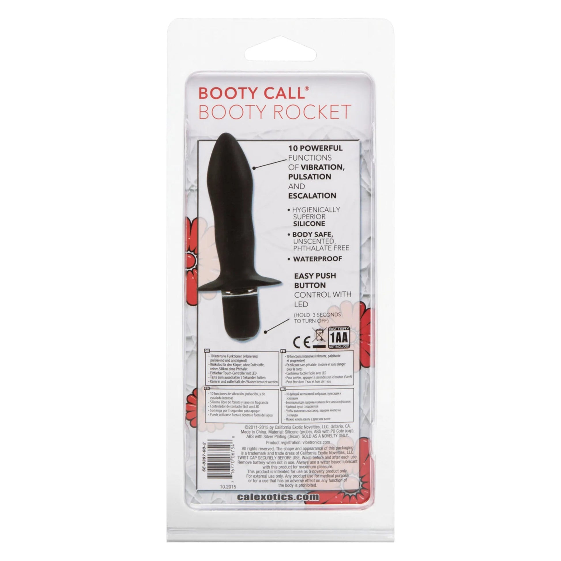 Booty Call Booty Rocket Black California Exotic Novelties