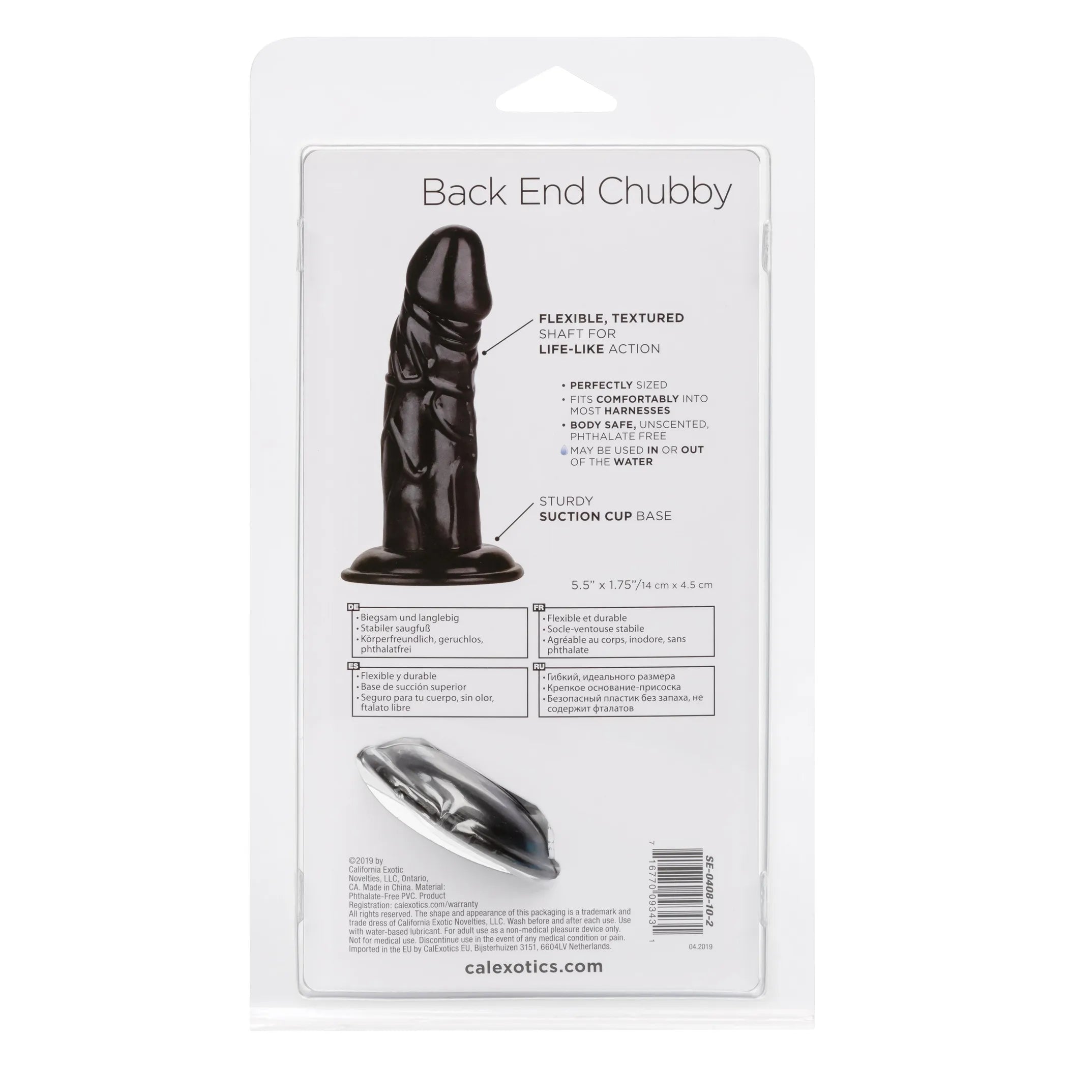 Back End Chubby Black Probe California Exotic Novelties