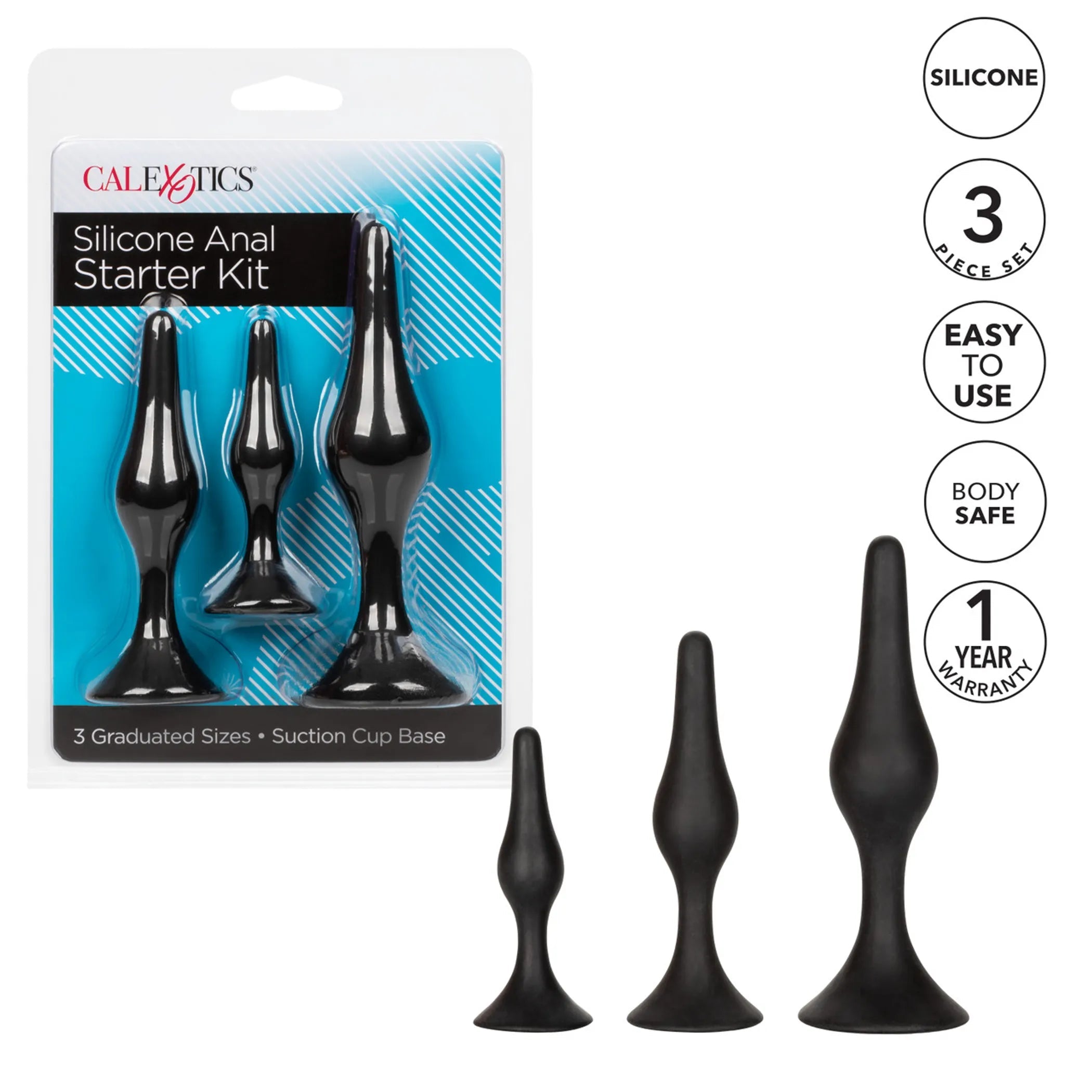 Silicone Anal Starter Kit California Exotic Novelties