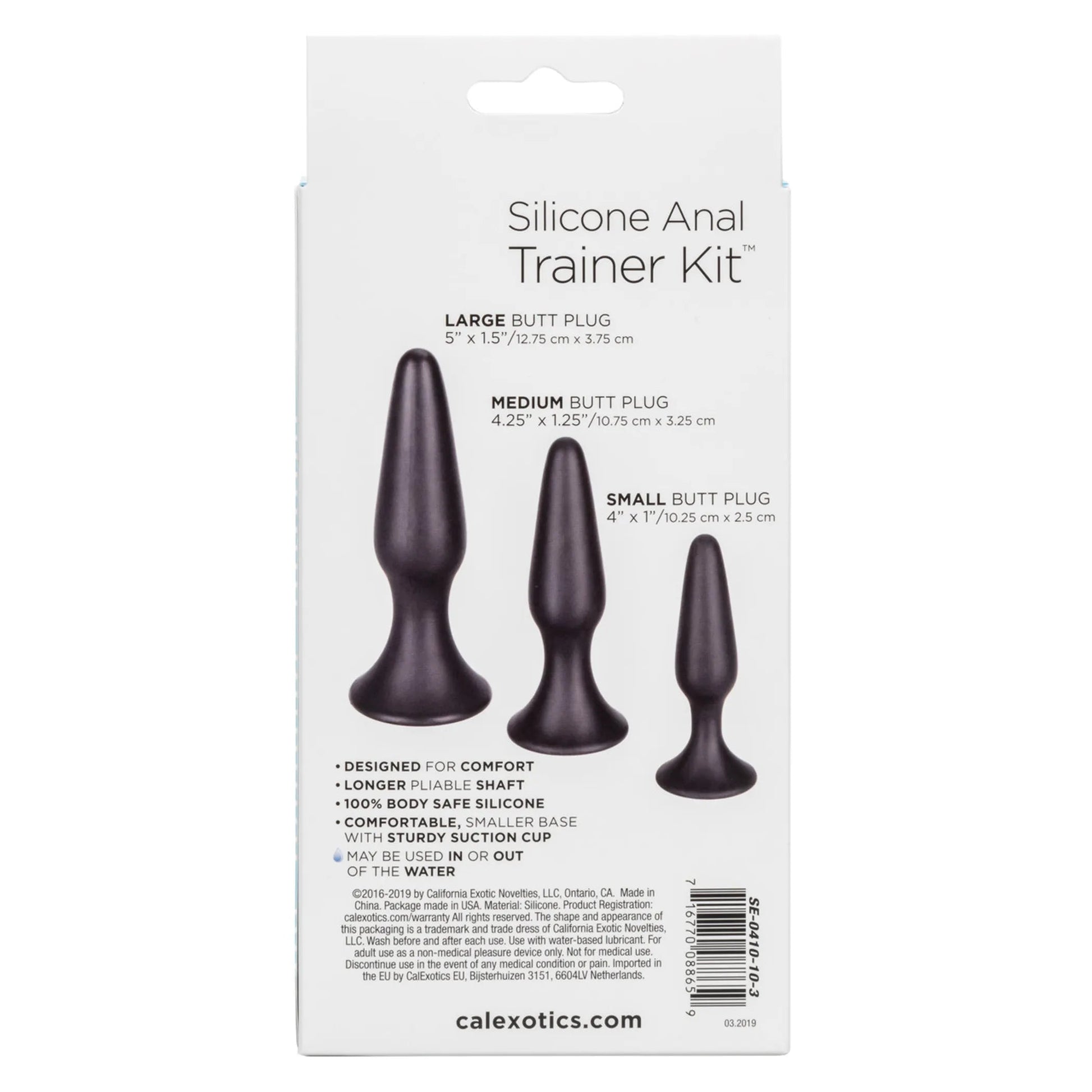 Silicone Anal Trainer Kit California Exotic Novelties
