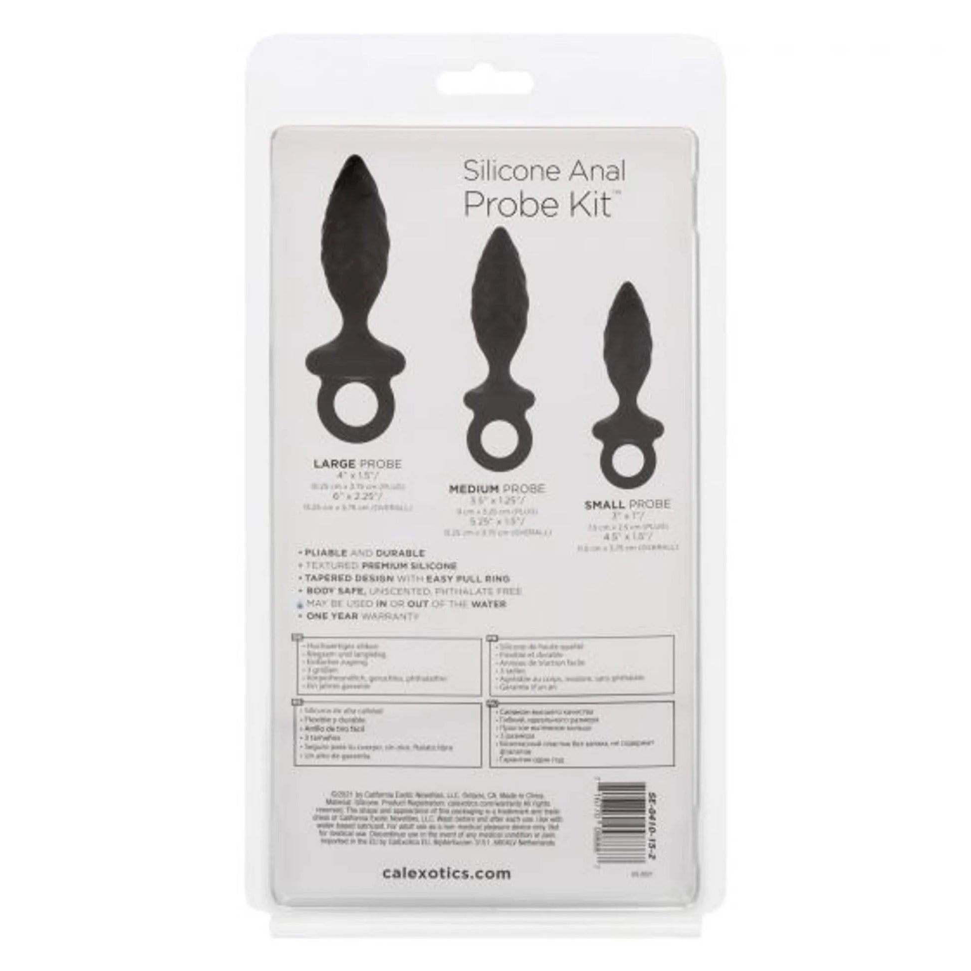 Silicone Anal Probe Kit California Exotic Novelties