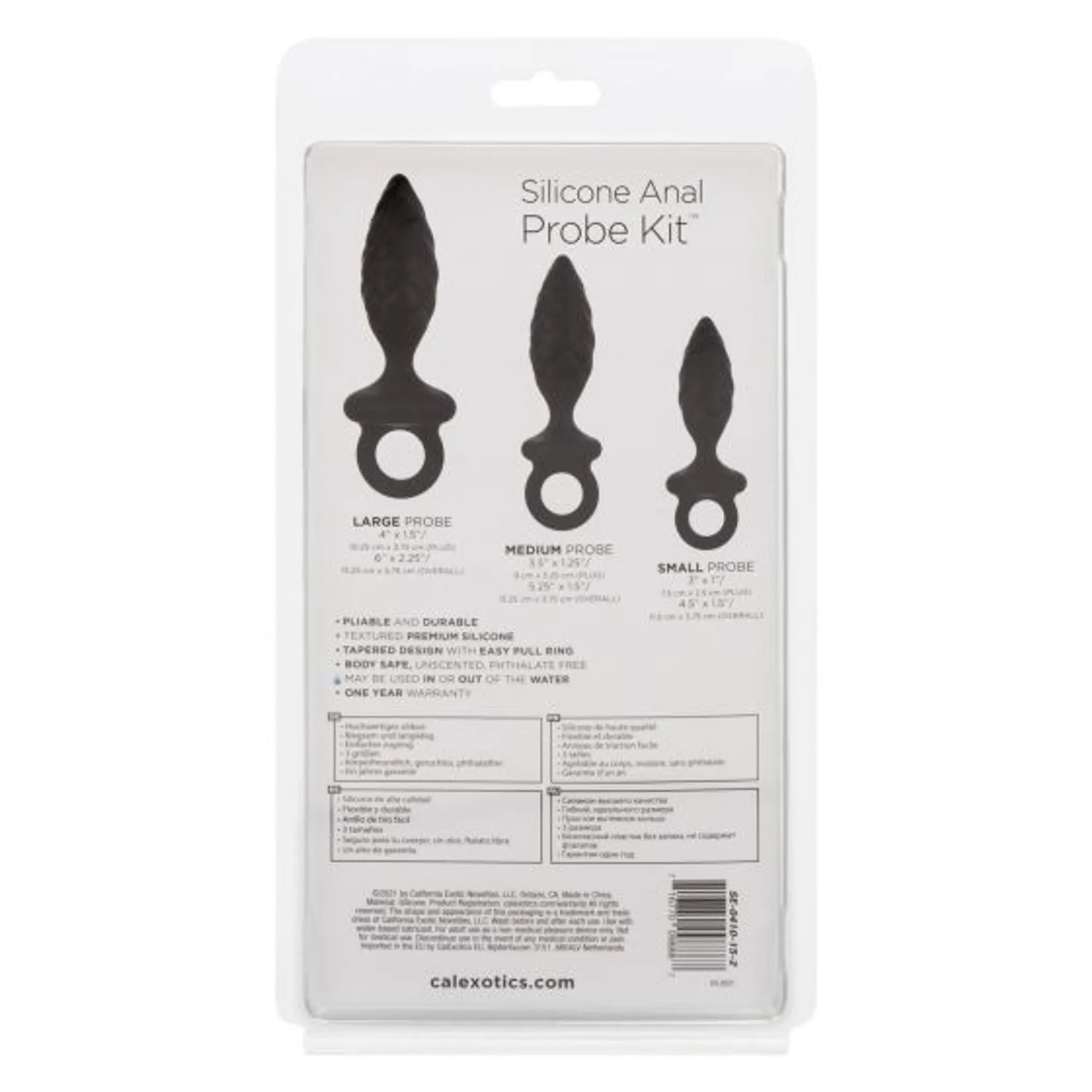 Silicone Anal Probe Kit California Exotic Novelties
