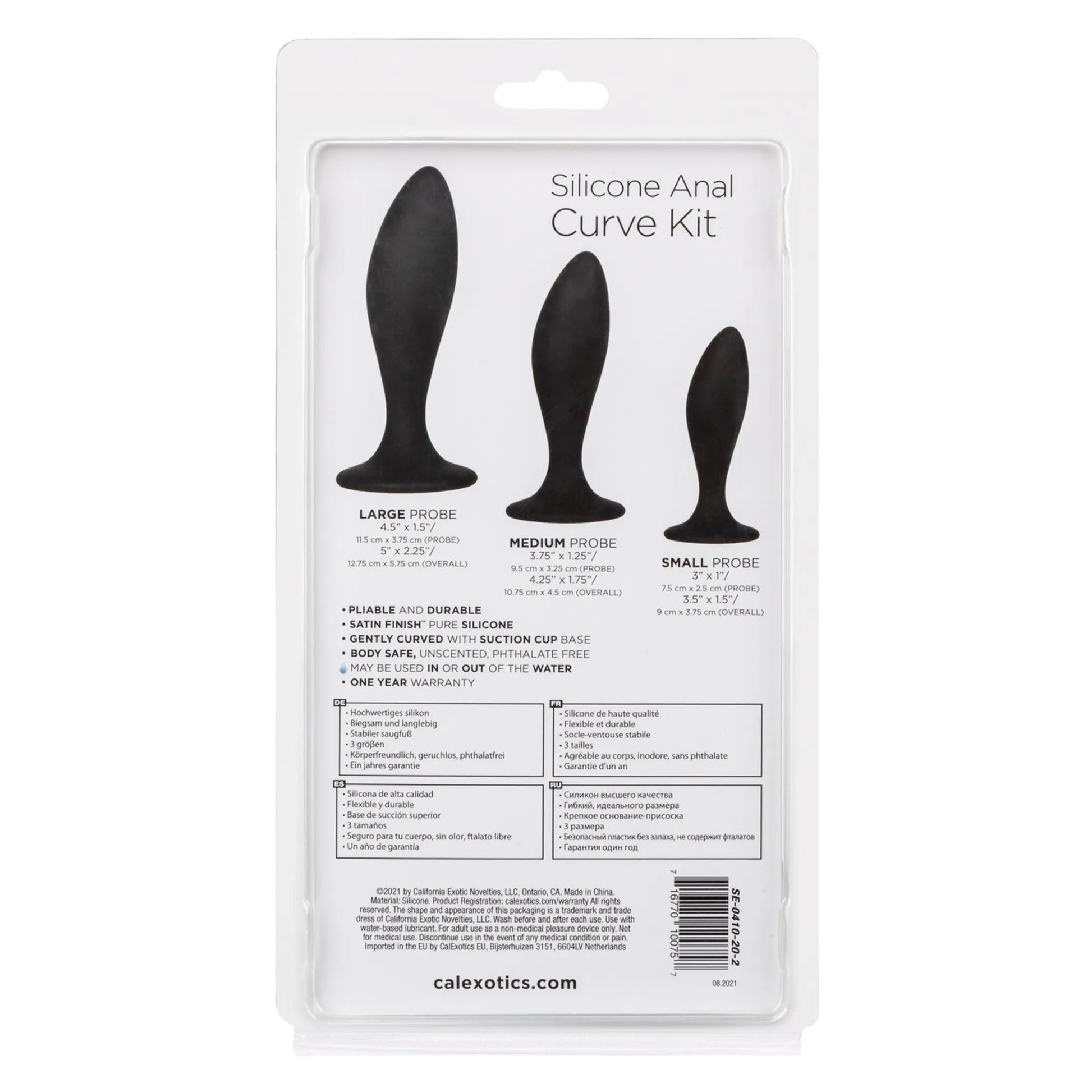 Silicone Curve Anal Kit California Exotic Novelties