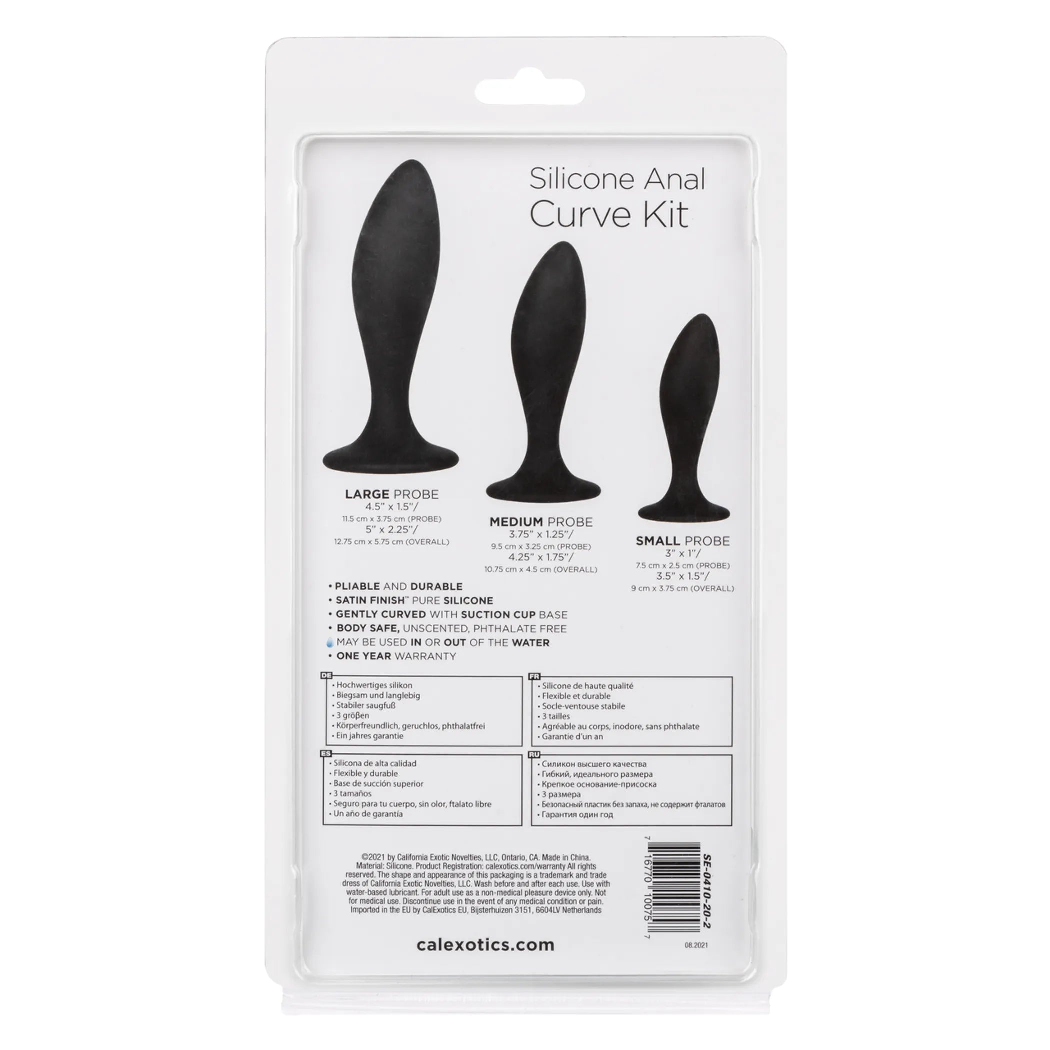 Silicone Curve Anal Kit California Exotic Novelties