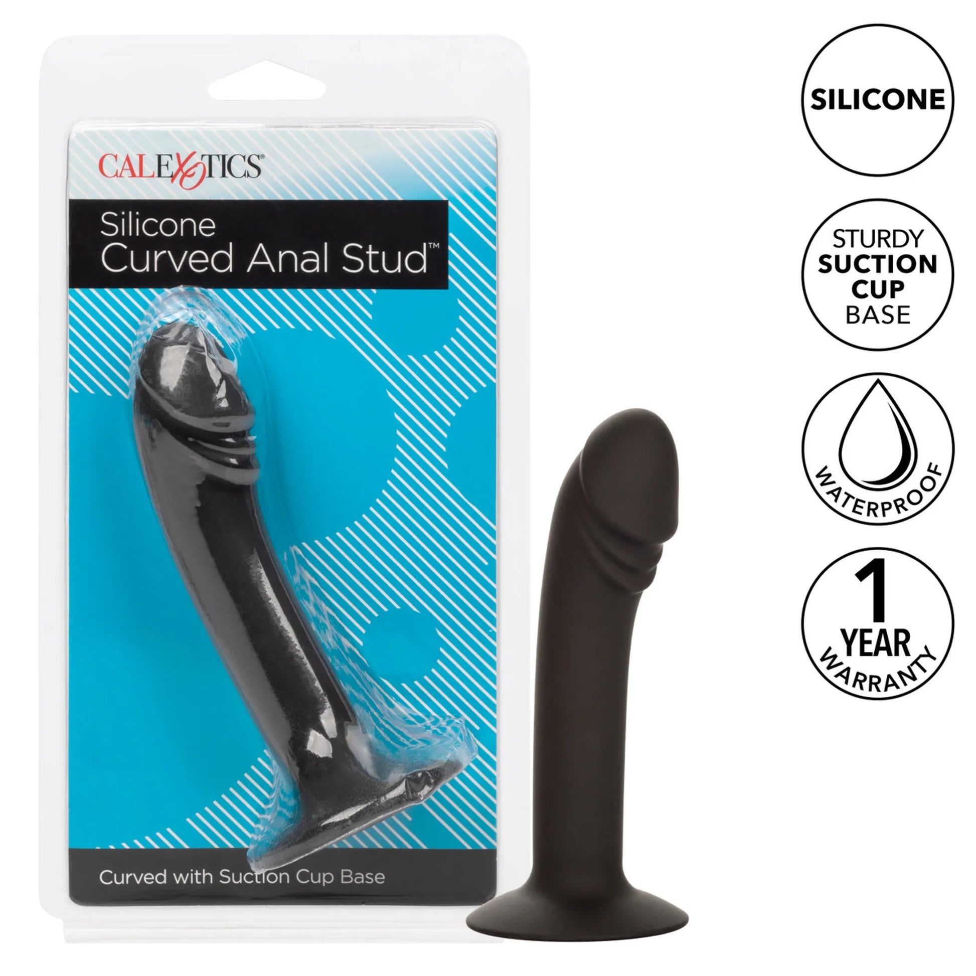 Silicone Curved Anal Stud California Exotic Novelties