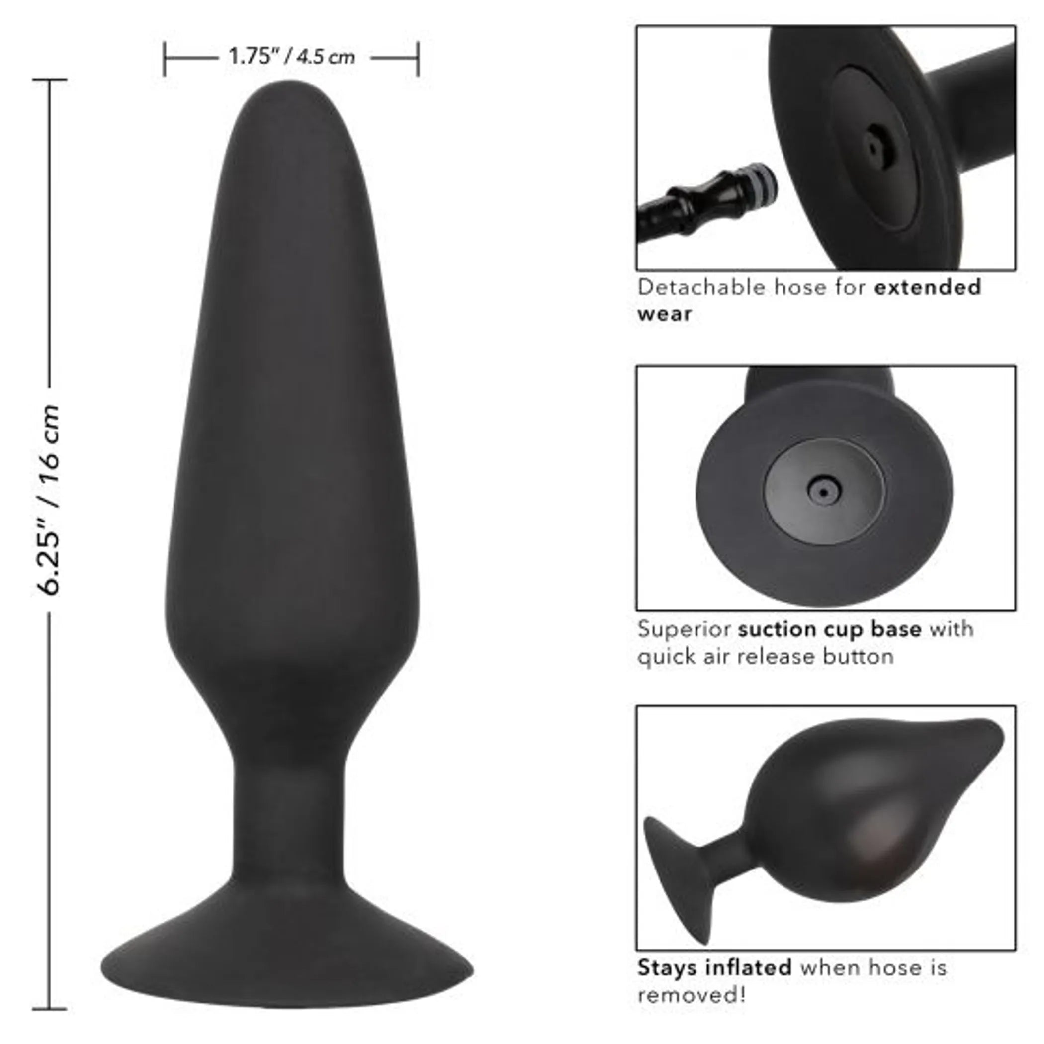 XL Silicone Inflatable Plug California Exotic Novelties