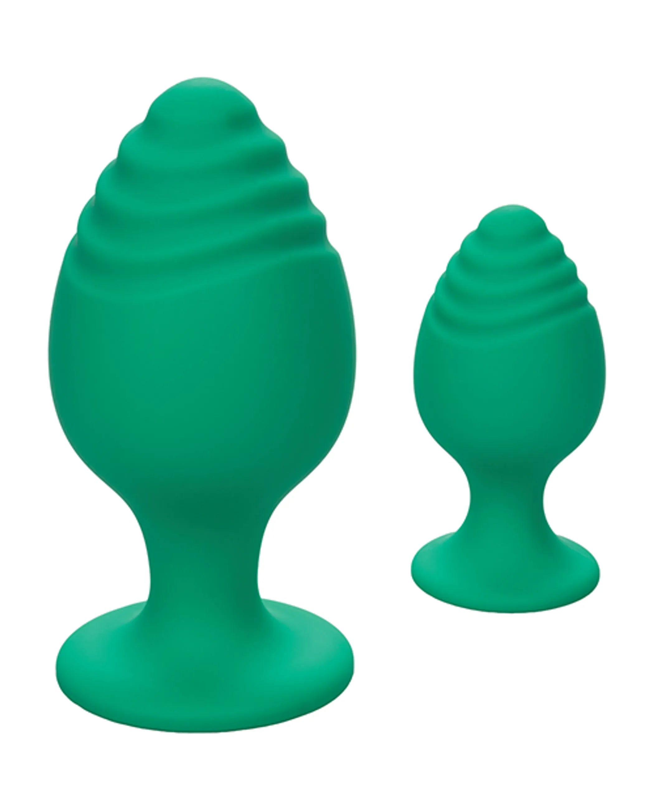 Cheeky Green Anal Plugs 2-Pack California Exotic Novelties