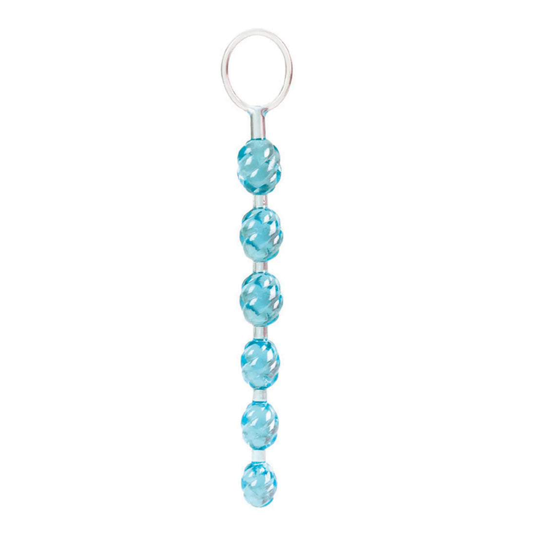 Swirl Pleasure Beads Teal California Exotic Novelties