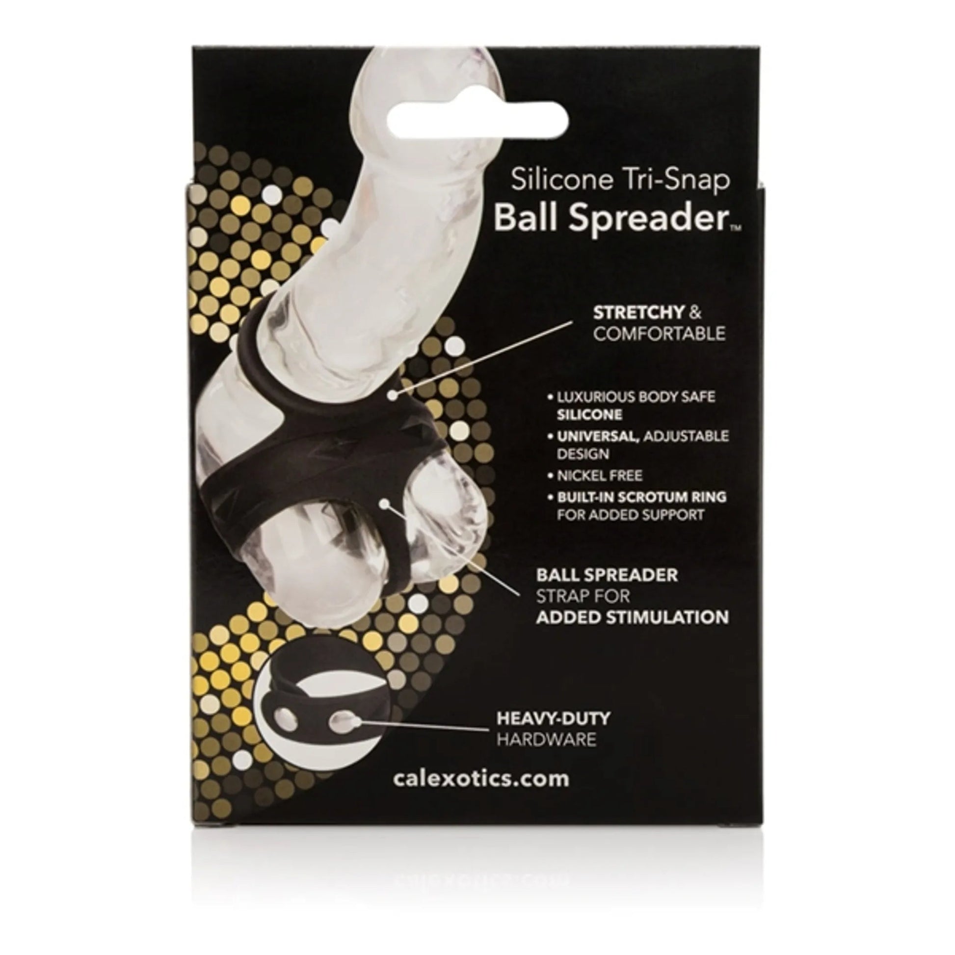 Tri Snap Ball Spreader Silicone California Exotic Novelties