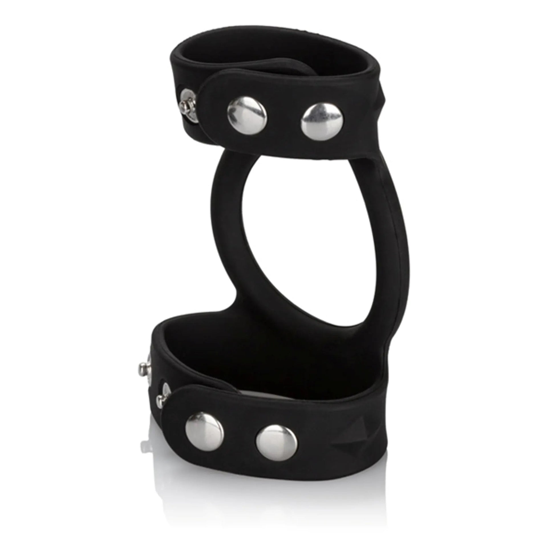 Tri Snap Cock and Ball Cage Silicone California Exotic Novelties