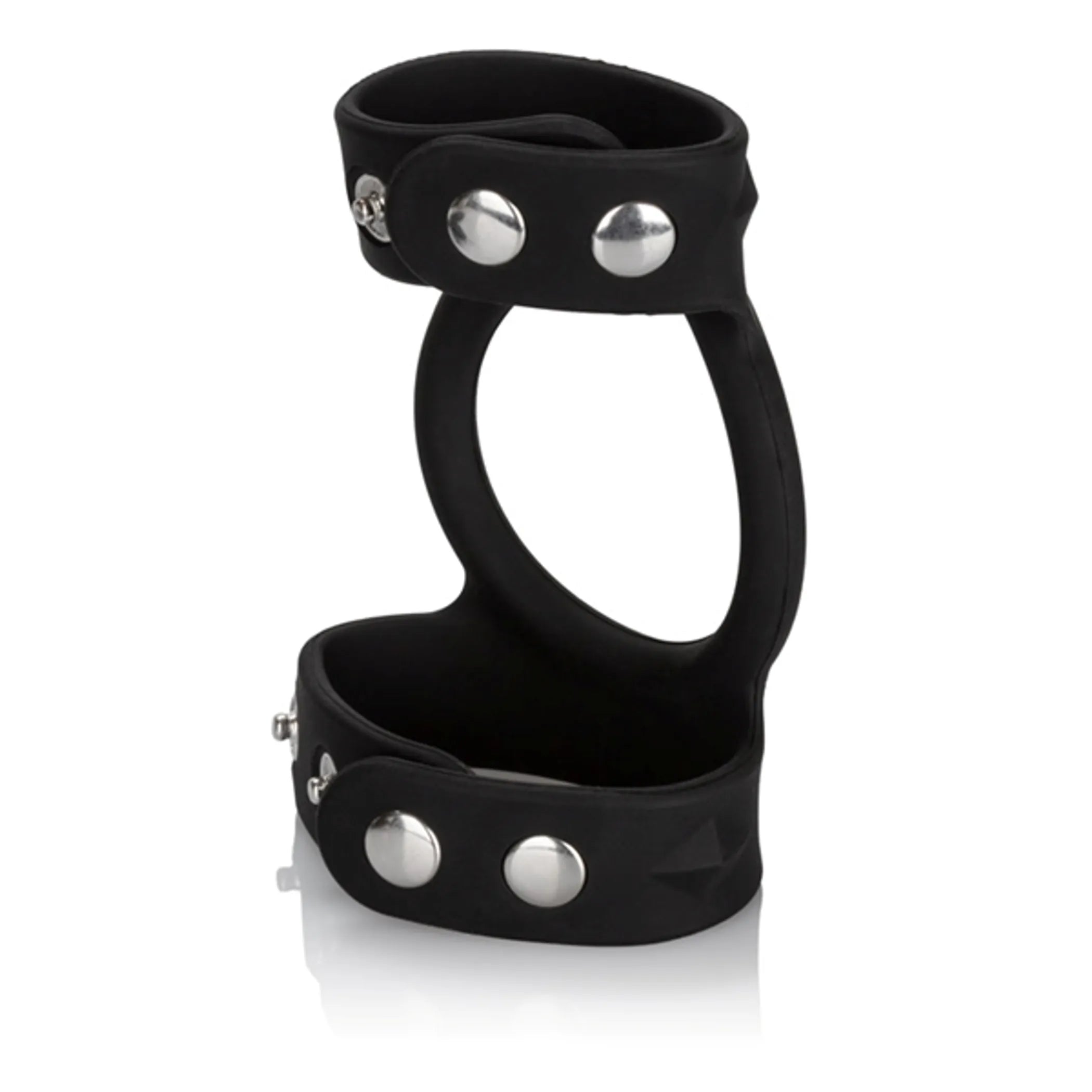 Tri Snap Cock and Ball Cage Silicone California Exotic Novelties