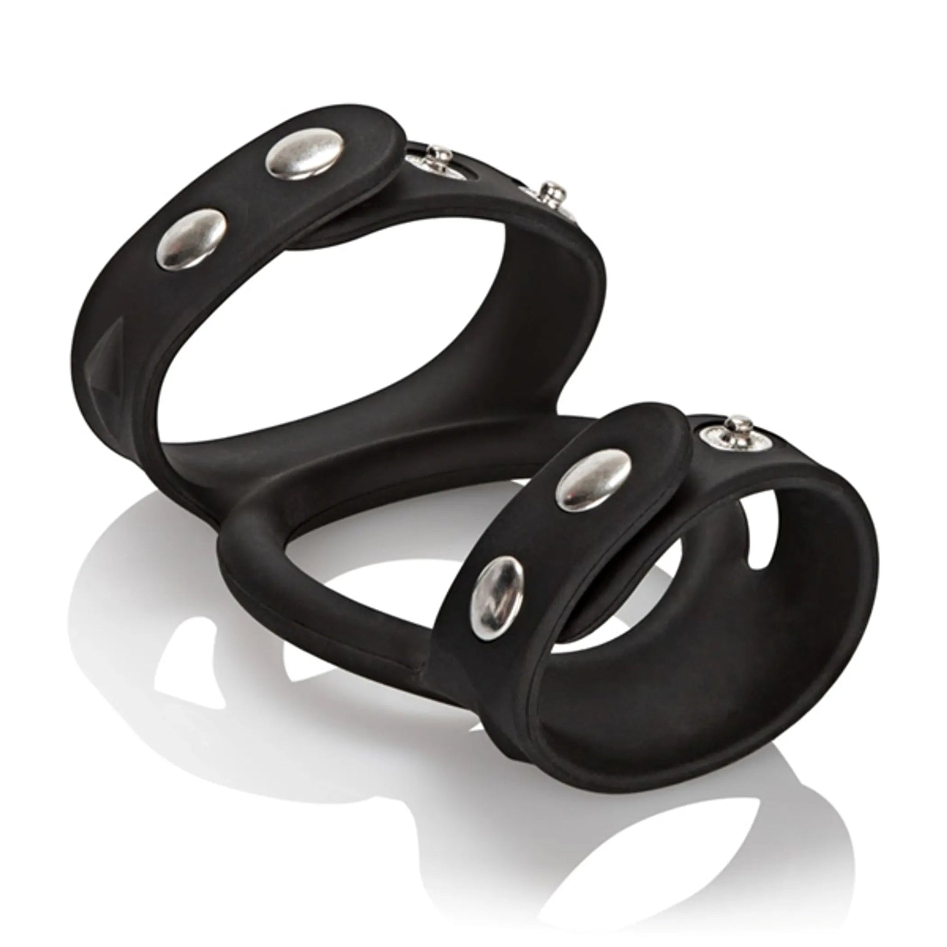 Tri Snap Cock and Ball Cage Silicone California Exotic Novelties