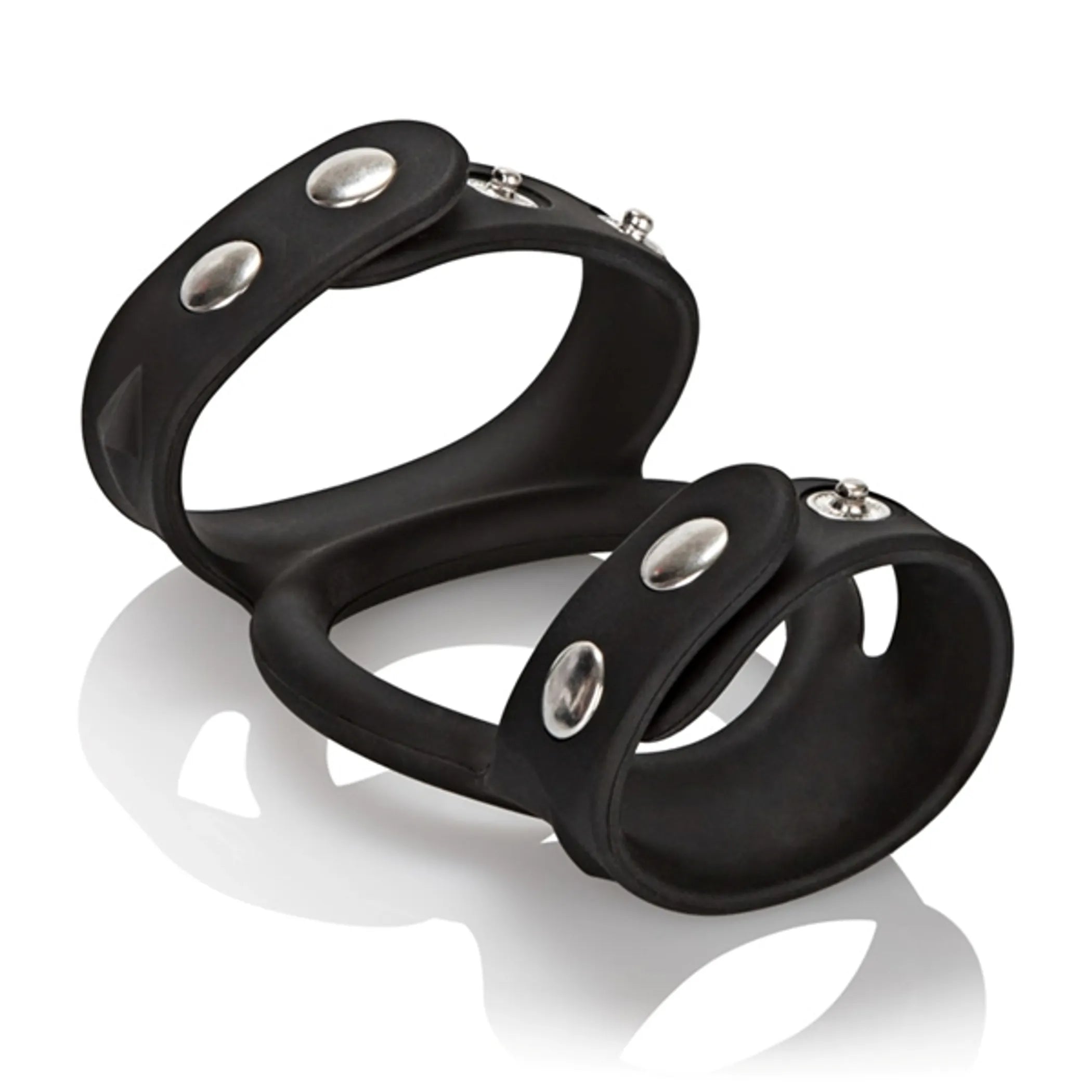 Tri Snap Cock and Ball Cage Silicone California Exotic Novelties