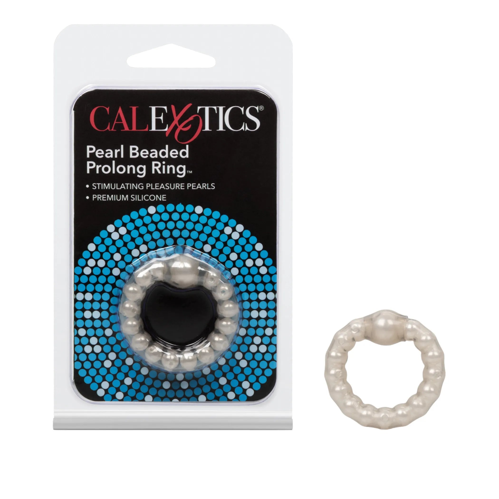 Pearl Bead Prolong Ring Smoke California Exotic Novelties