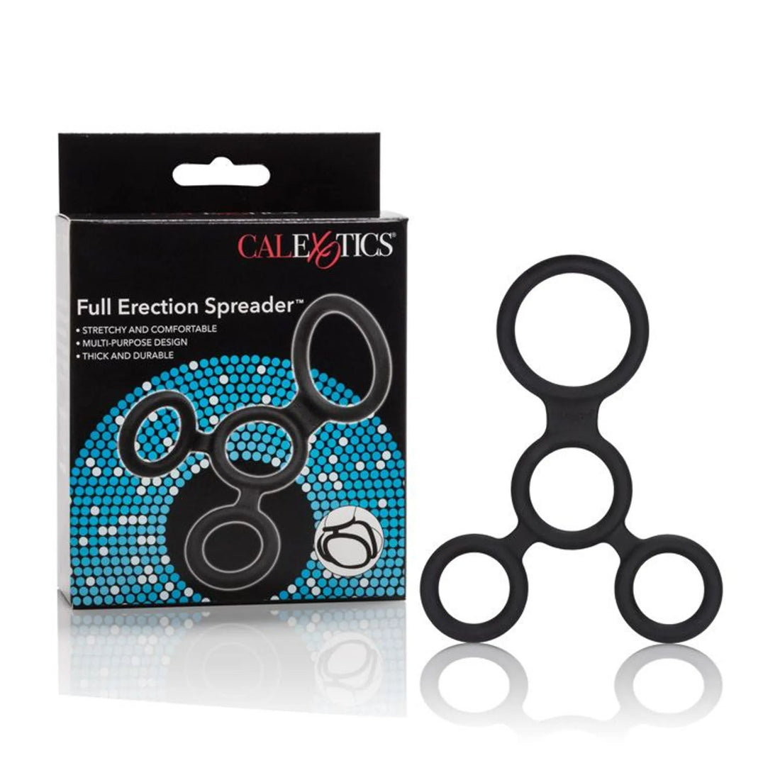 Full Erection Spreader Ring Black California Exotic Novelties