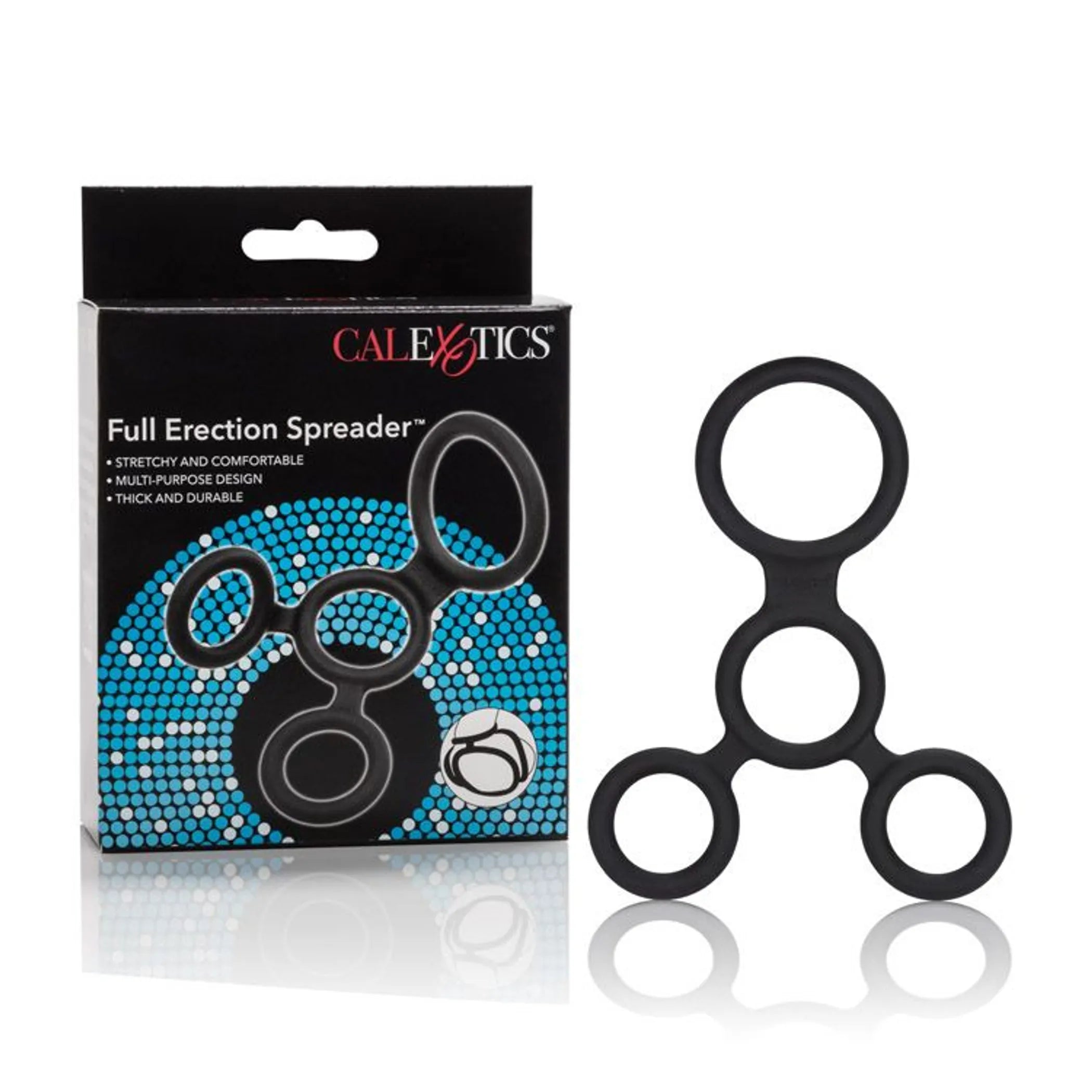 Full Erection Spreader Ring Black California Exotic Novelties