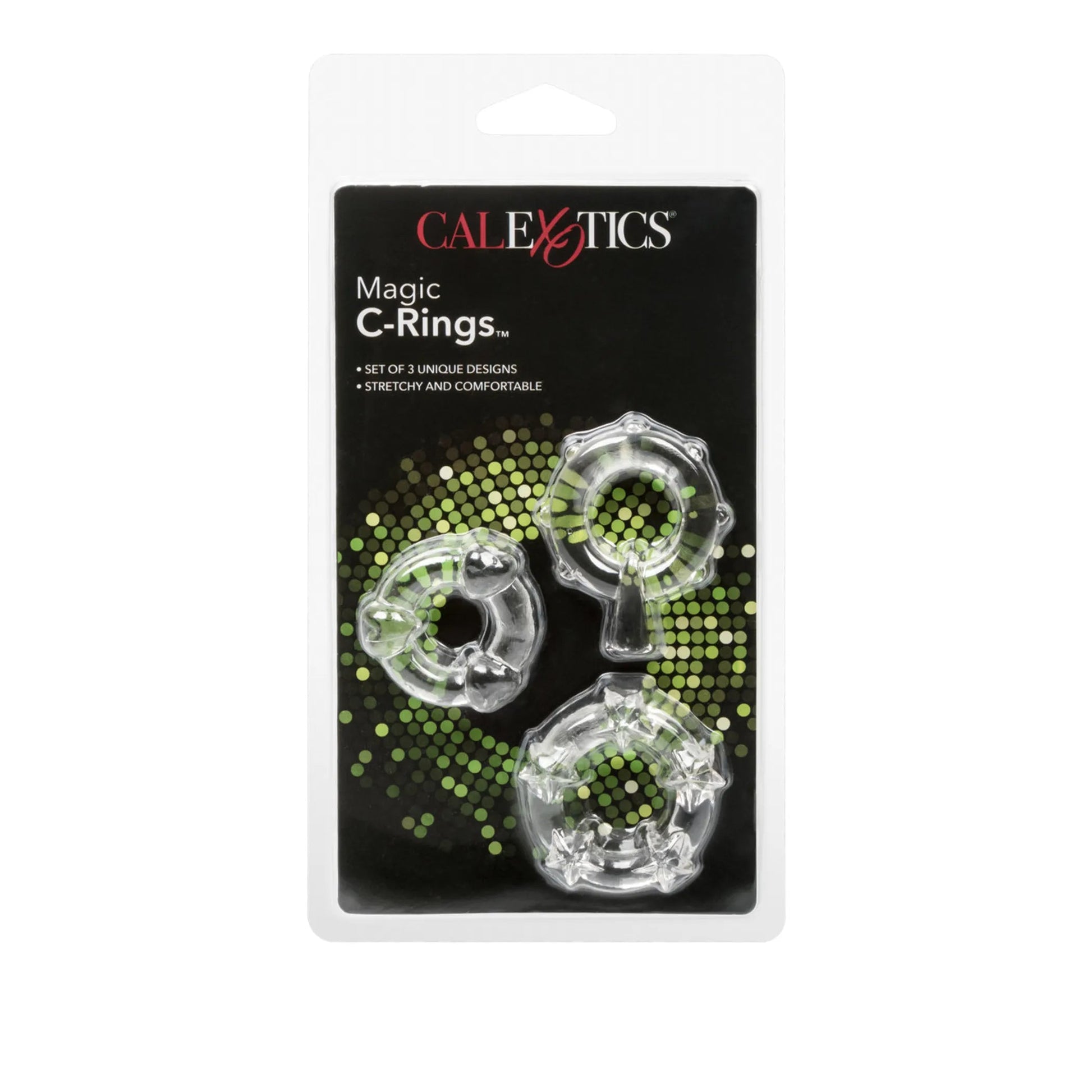 Magic C Rings Clear (Set of 3) California Exotic Novelties