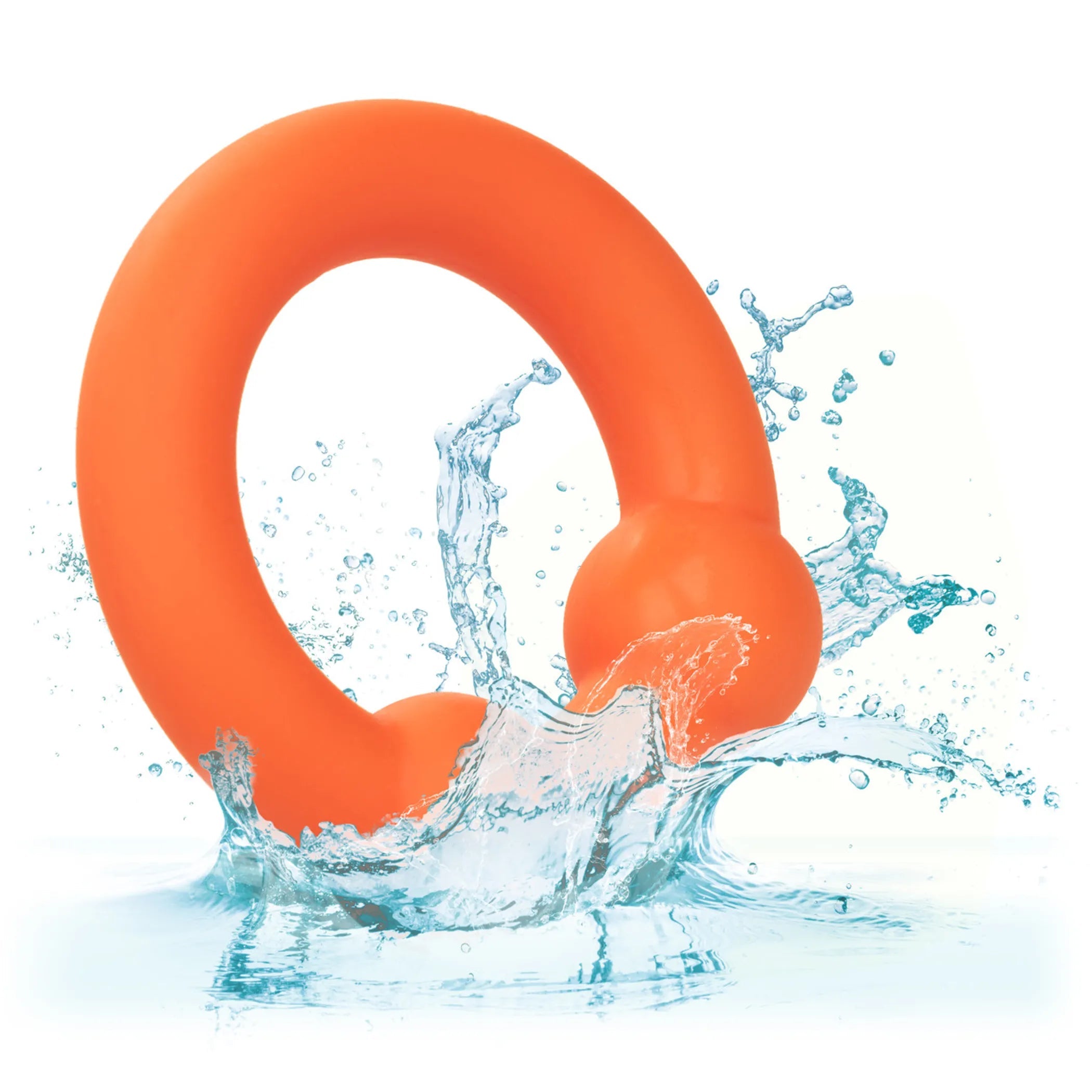 Alpha Liquid Silicone Dual Ball Ring California Exotic Novelties