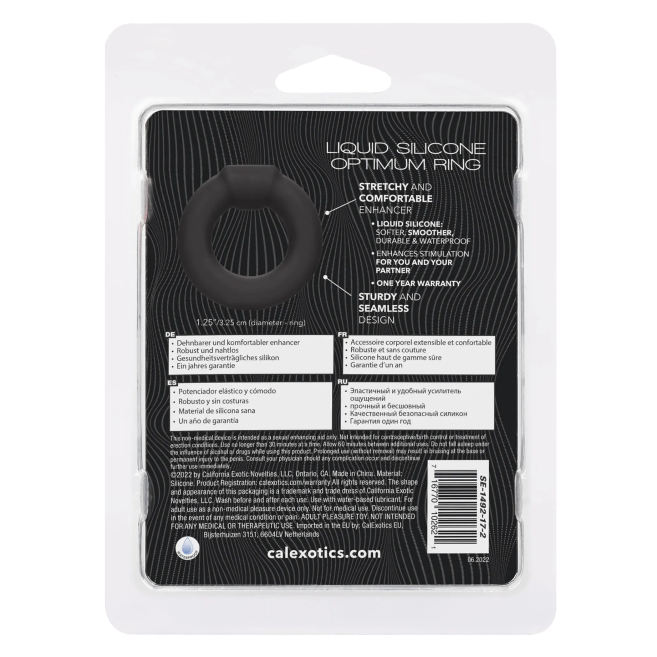 Alpha Liquid Silicone Optimum Ring California Exotic Novelties