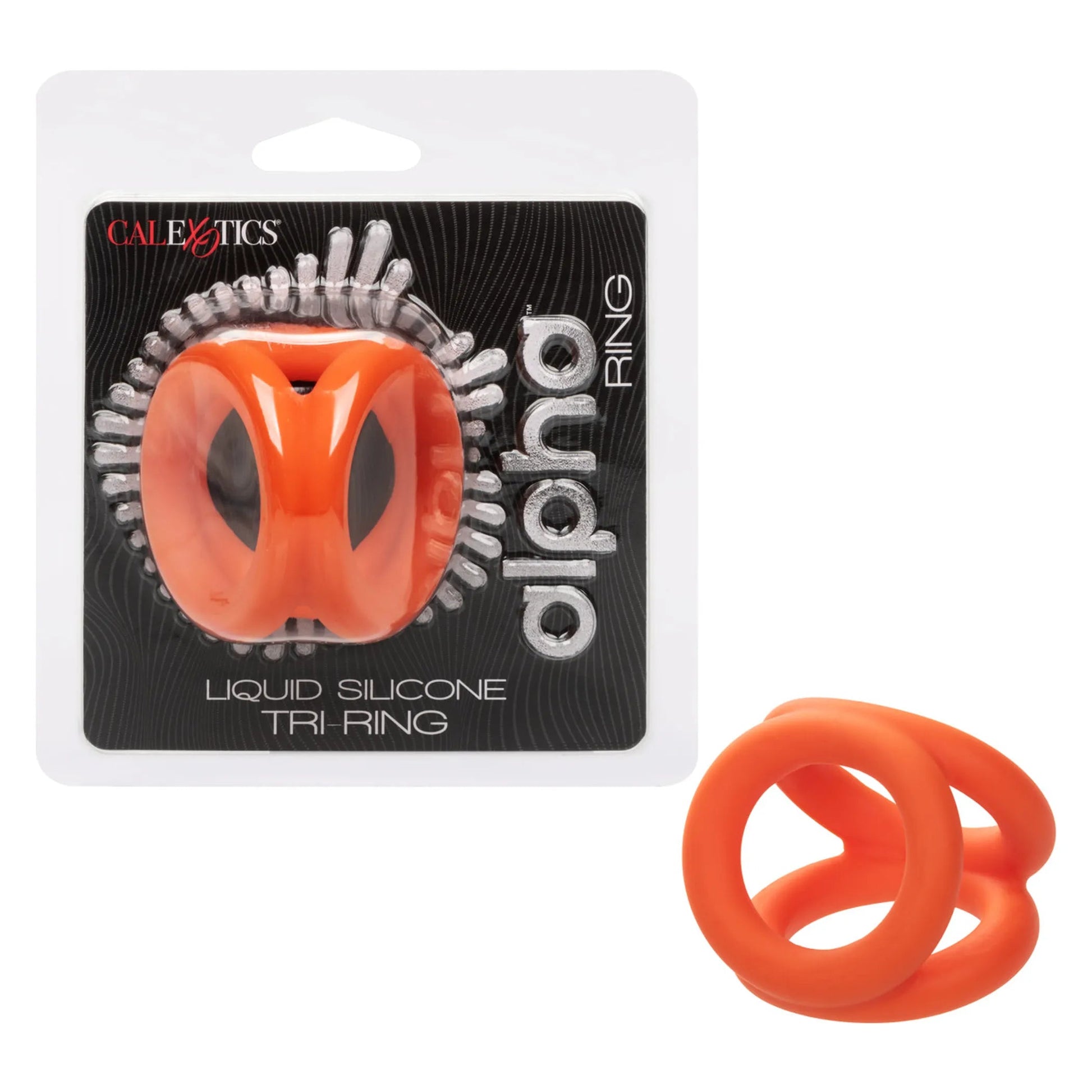 Alpha Liquid Silicone Tri-Ring California Exotic Novelties
