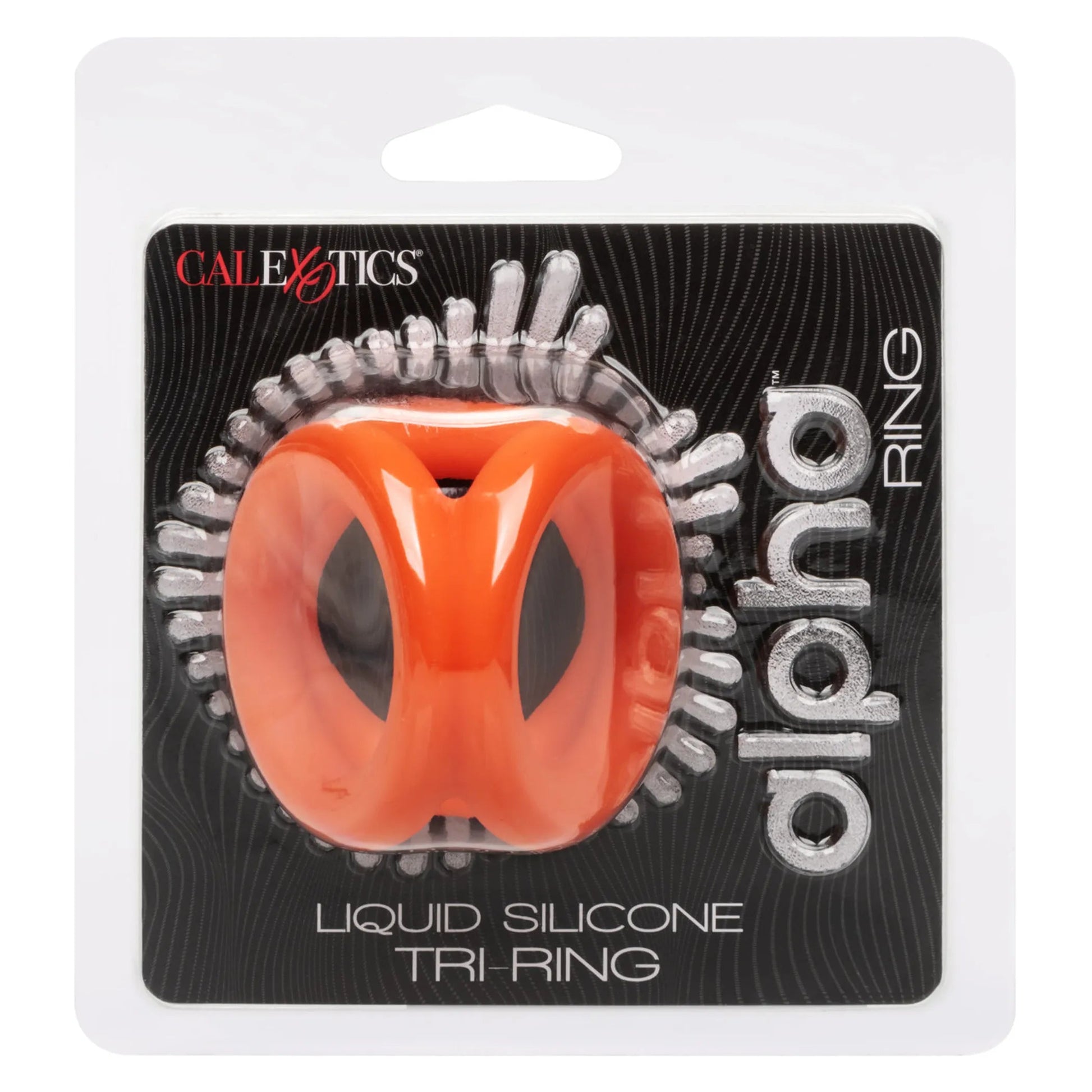 Alpha Liquid Silicone Tri-Ring California Exotic Novelties