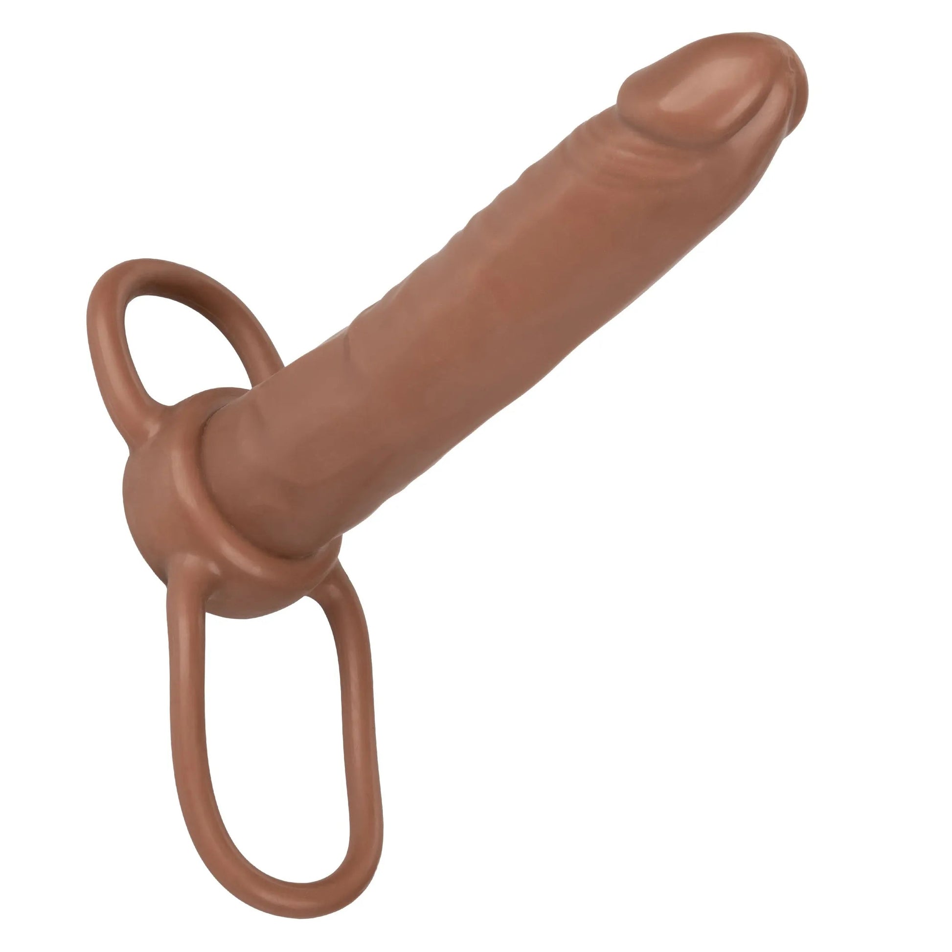 Accommodator Dual Penetrator Brown California Exotic Novelties