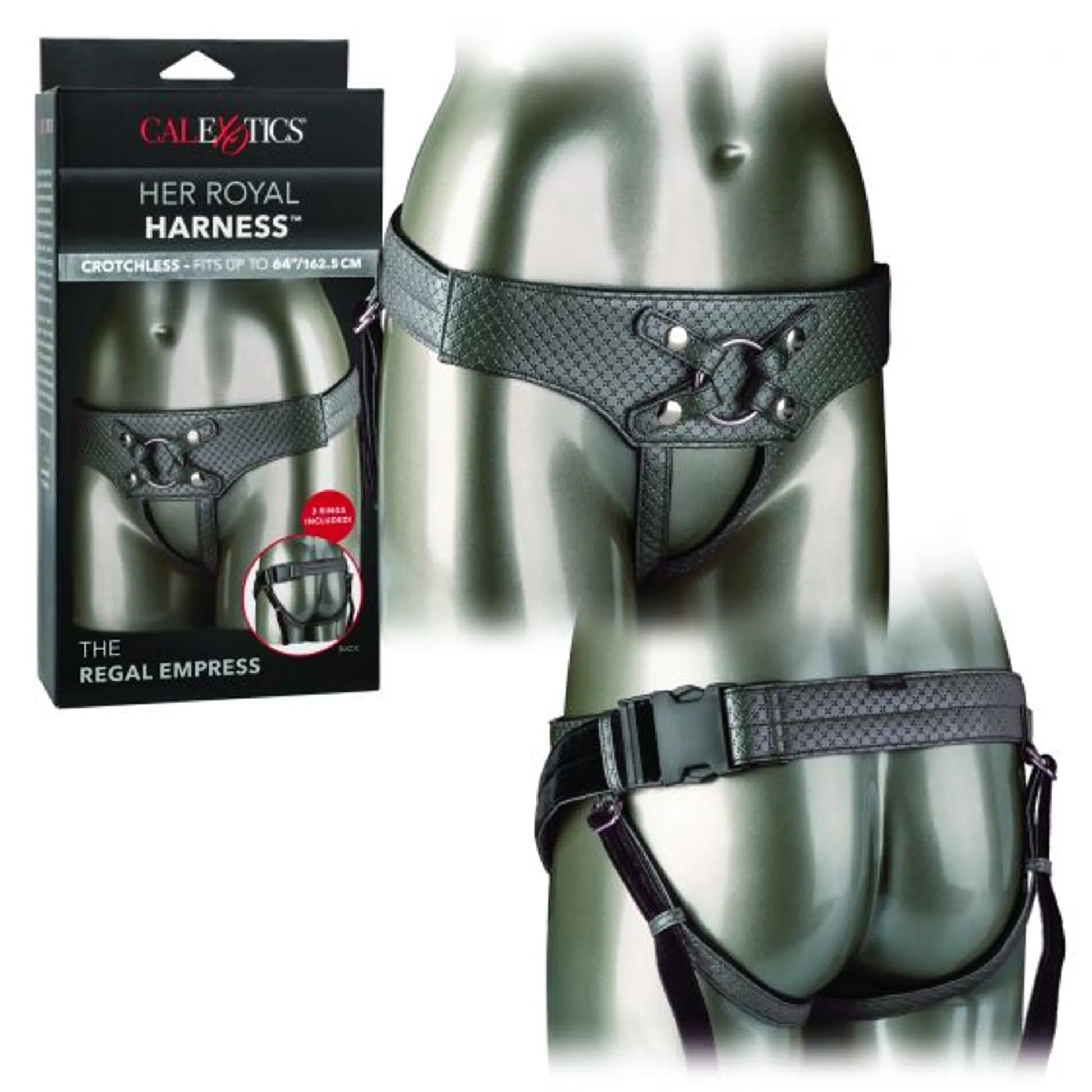 Her Royal Harness The Regal Empress Pewter California Exotic Novelties