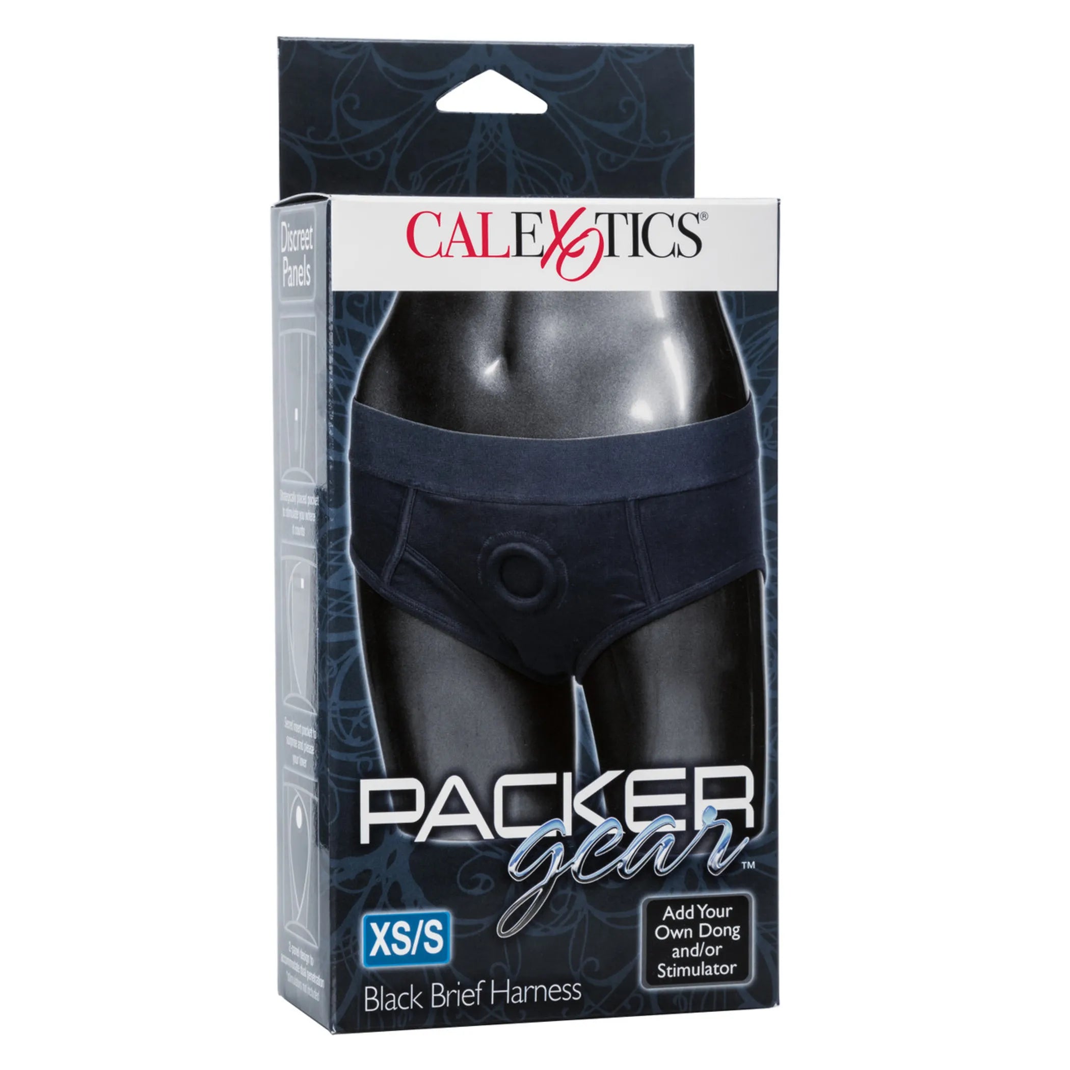 Packer Gear Black Brief Harness XS/S California Exotic Novelties