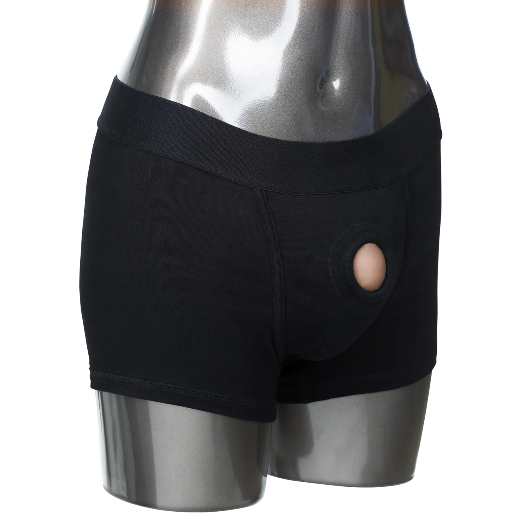 Packer Gear Black Boxer Harness XS/S California Exotic Novelties