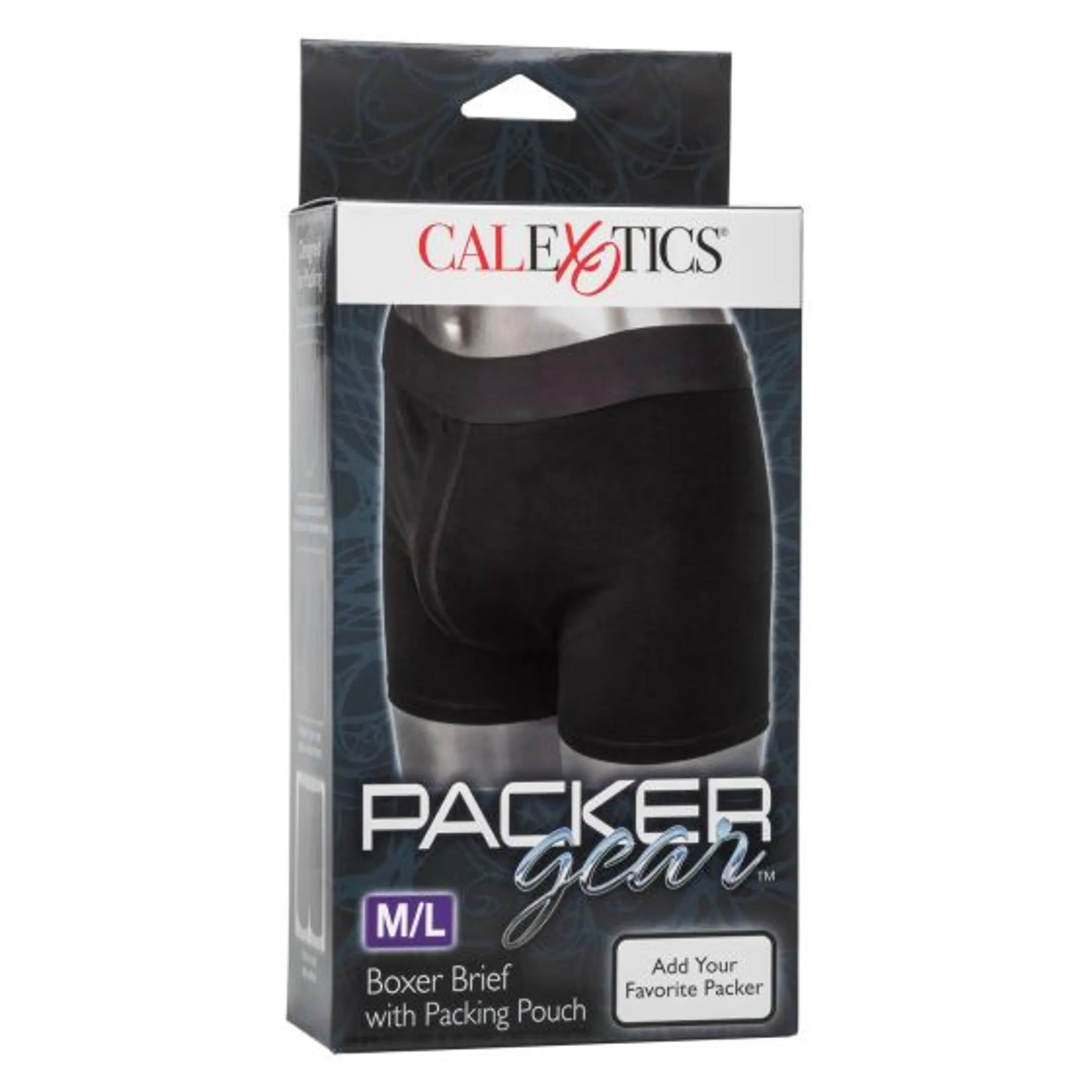 Packer Gear Boxer Brief with Packing Pouch M/L California Exotic Novelties