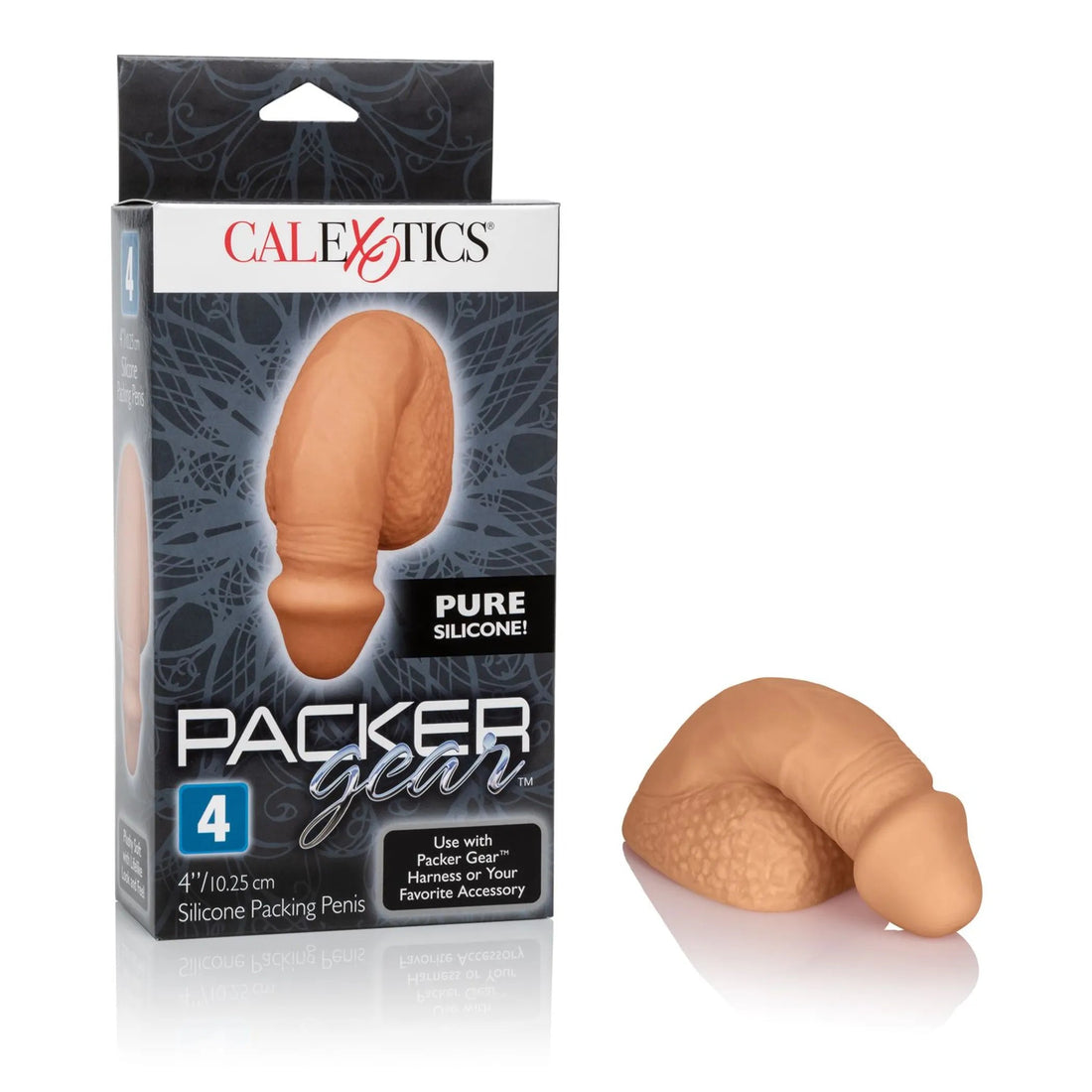 Packer Gear 4" Silicone Packing Penis – Tan California Exotic Novelties