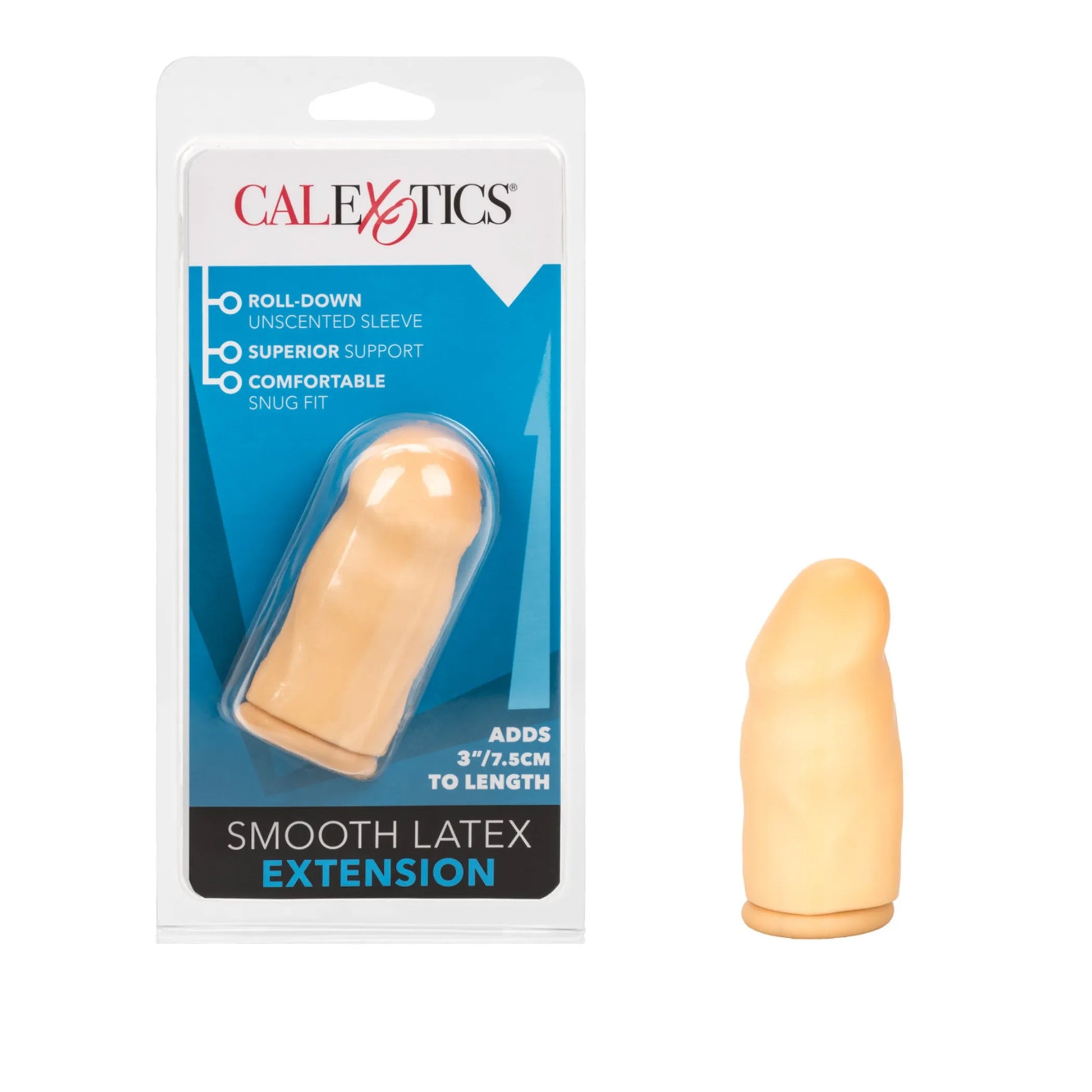 Extension Flesh 3in Ivory California Exotic Novelties
