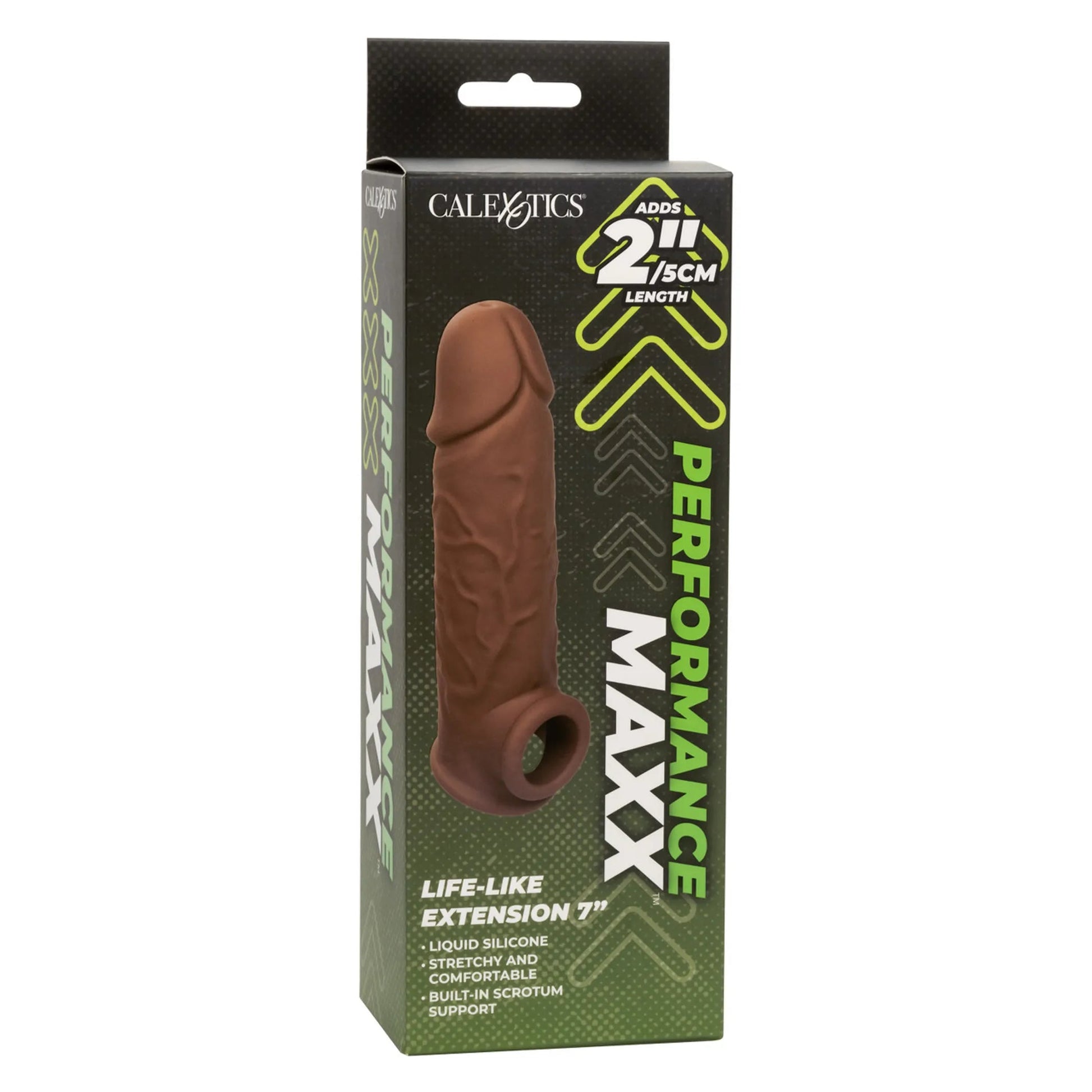 Performance Maxx Life-Like Extension 7" Brown California Exotic Novelties
