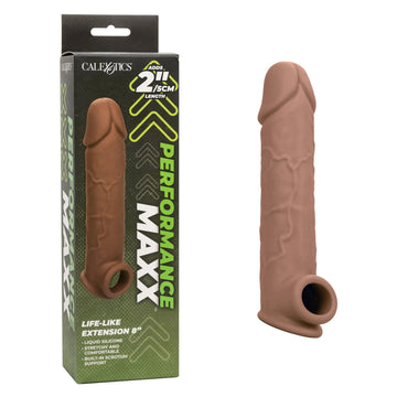Performance Maxx Life-Like Extension 8" Brown California Exotic Novelties