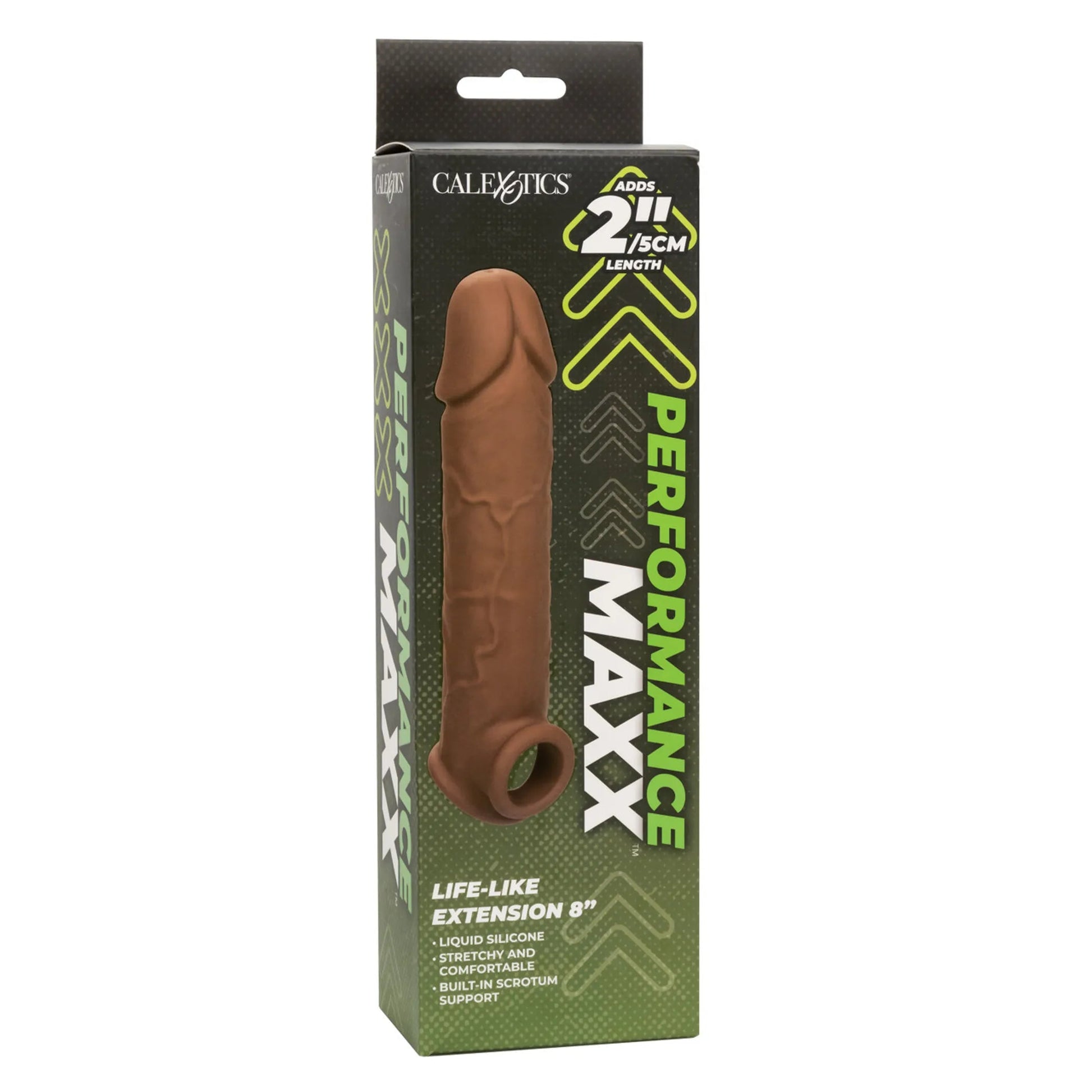 Performance Maxx Life-Like Extension 8" Brown California Exotic Novelties