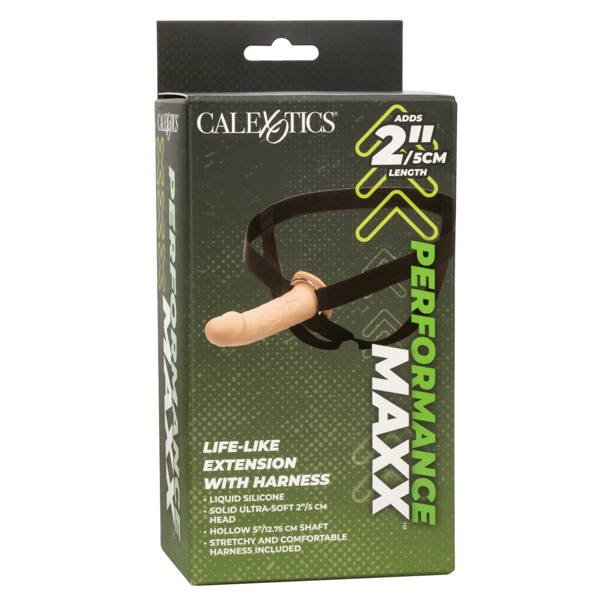 Performance Maxx Life-Like Extension with Harness – Ivory California Exotic Novelties