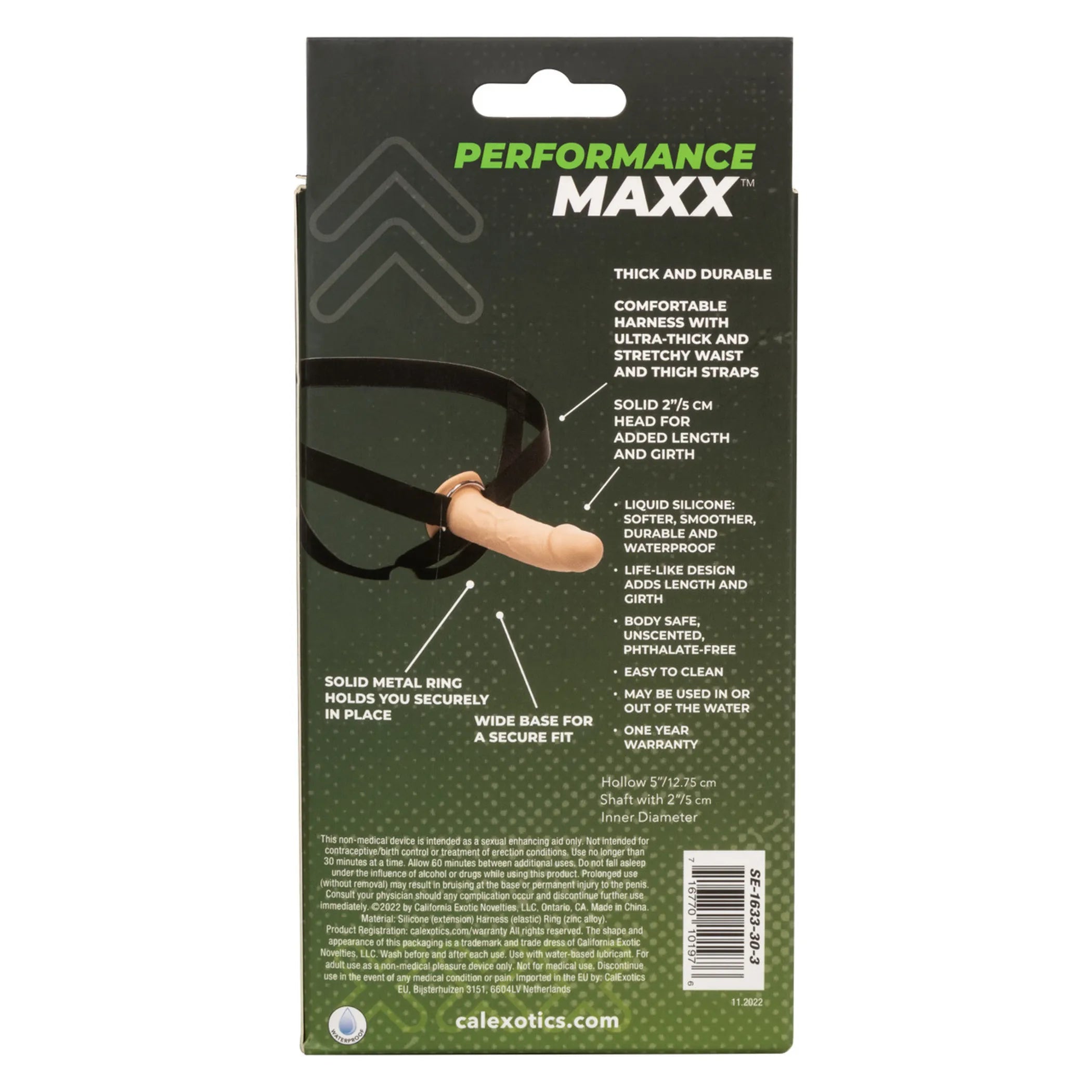Performance Maxx Life-Like Extension with Harness – Ivory California Exotic Novelties