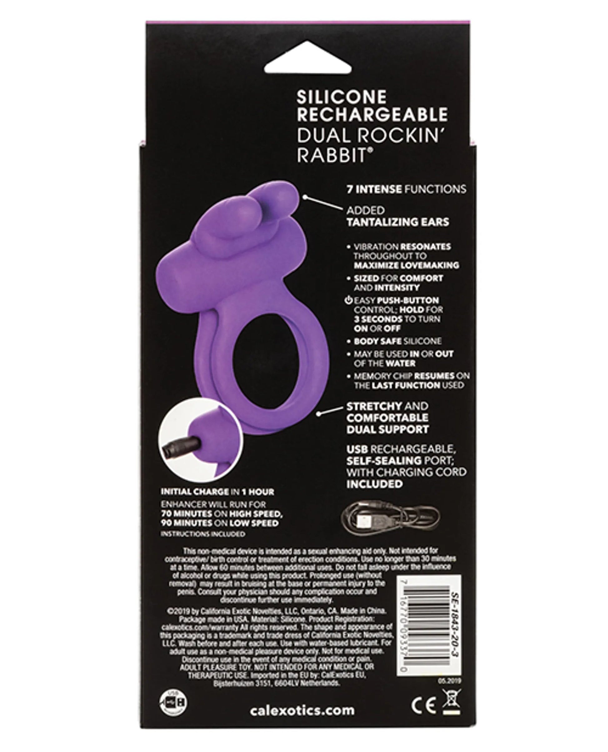 Rechargeable Rockin Rabbit Enhancer California Exotic Novelties