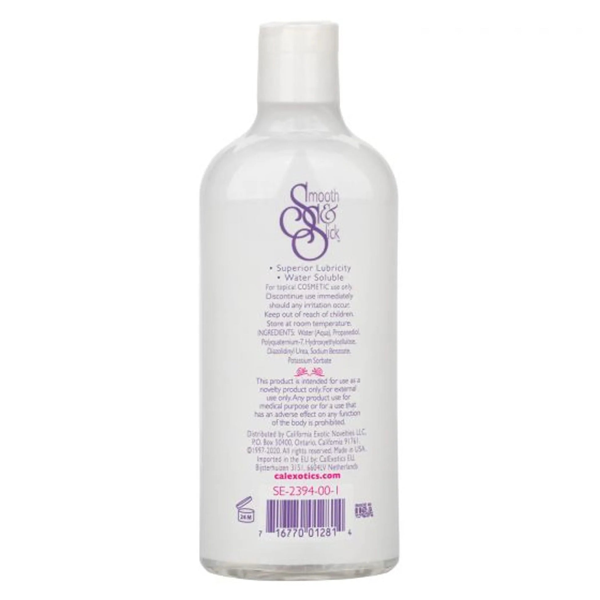 Smooth & Slick Water-Based Lubricant 8 oz California Exotic Novelties