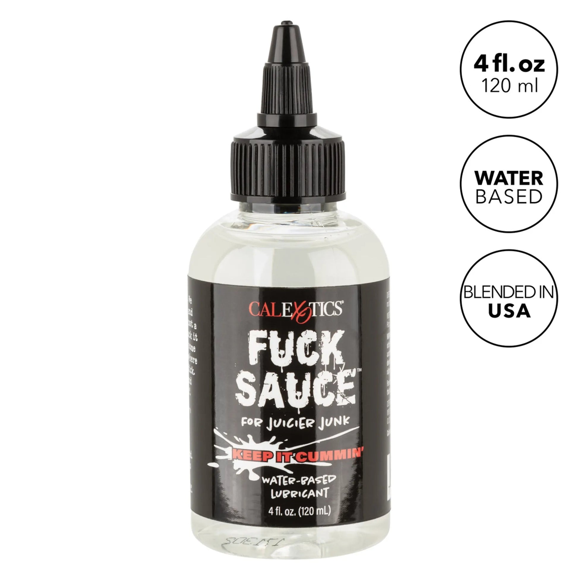 Fuck Sauce Water Based 4 oz Lube California Exotic Novelties