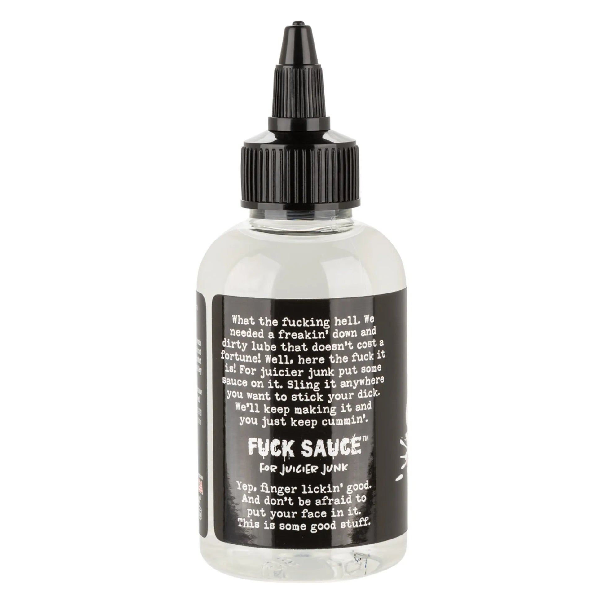 FUCK SAUCE SLICK SILICONE 4 OZ LUBE California Exotic Novelties