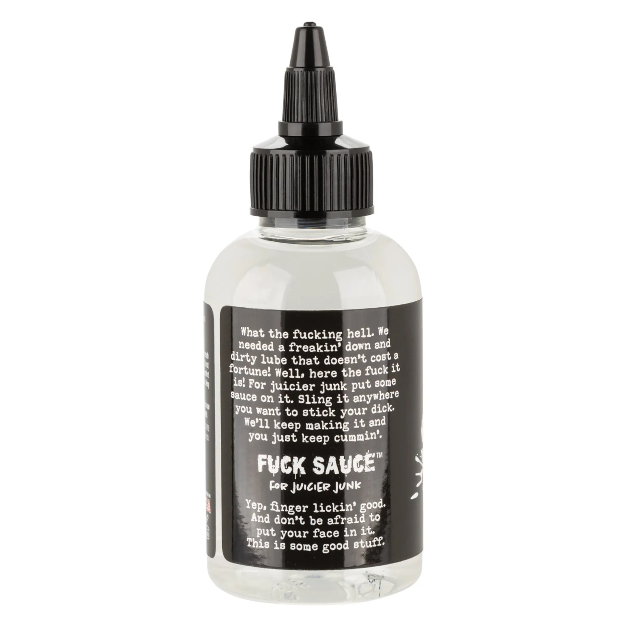 FUCK SAUCE SLICK SILICONE 4 OZ LUBE California Exotic Novelties