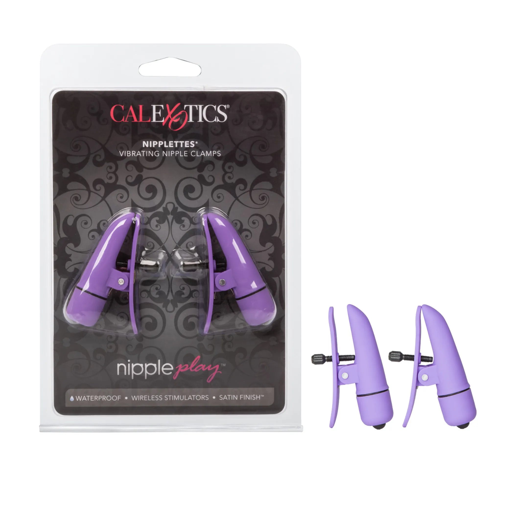 Nipplettes Purple Vibrating Clamps California Exotic Novelties