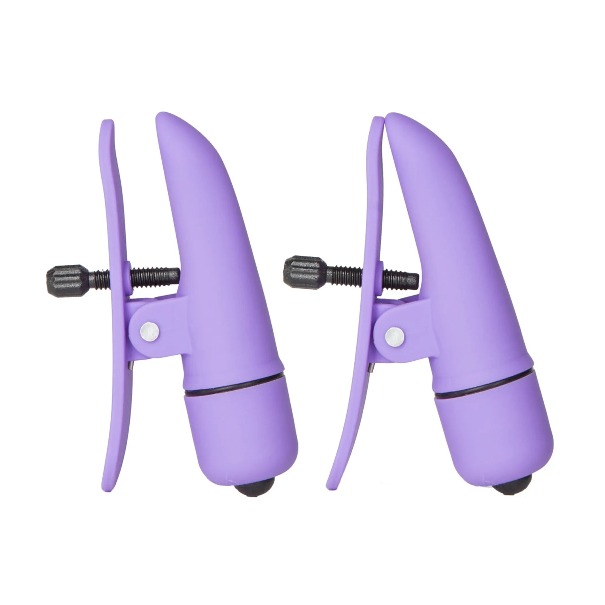 Nipplettes Purple Vibrating Clamps California Exotic Novelties