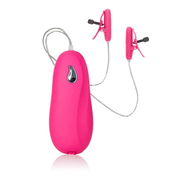 Nipple Play Vibrating Heated Teasers Pink California Exotic Novelties