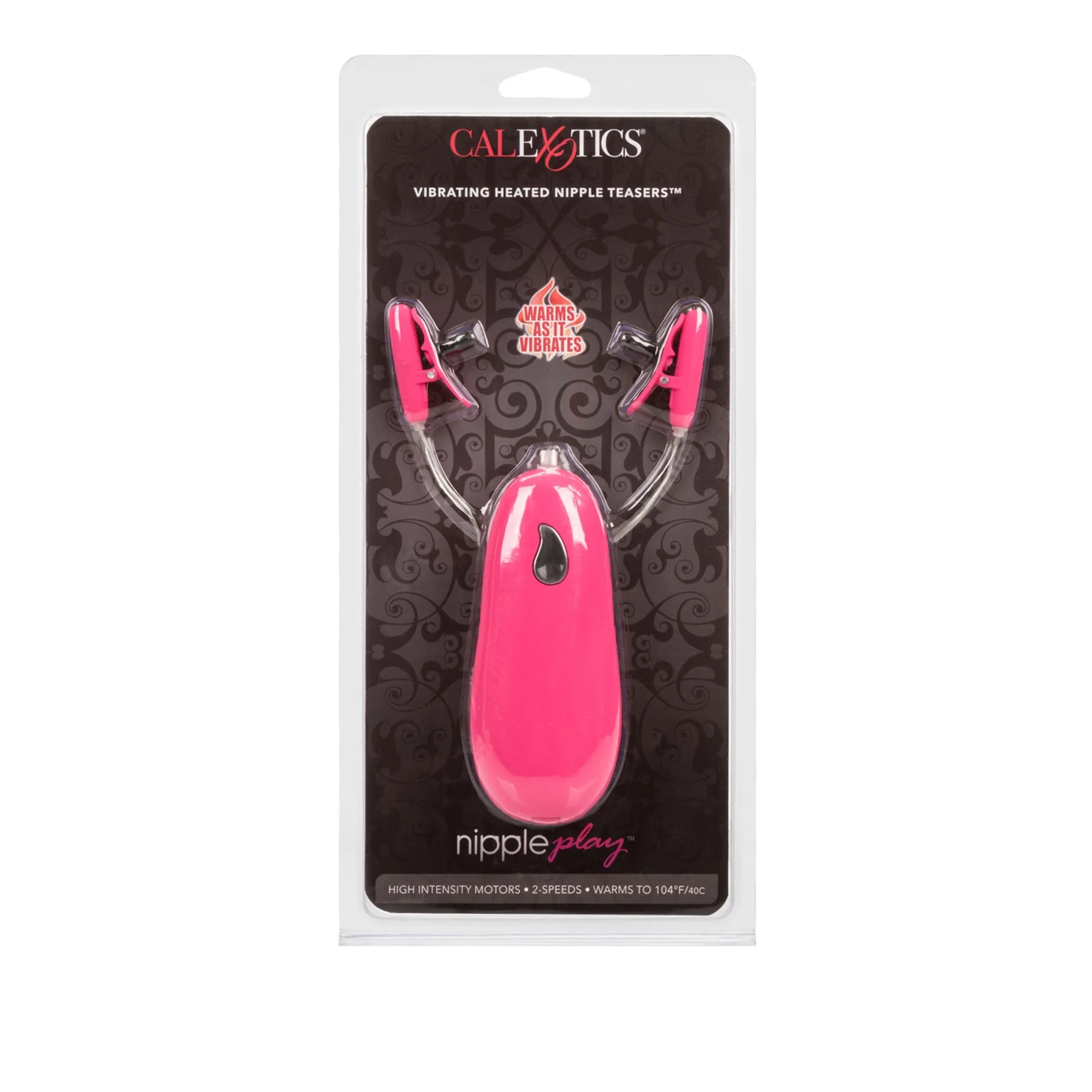Nipple Play Vibrating Heated Teasers Pink California Exotic Novelties