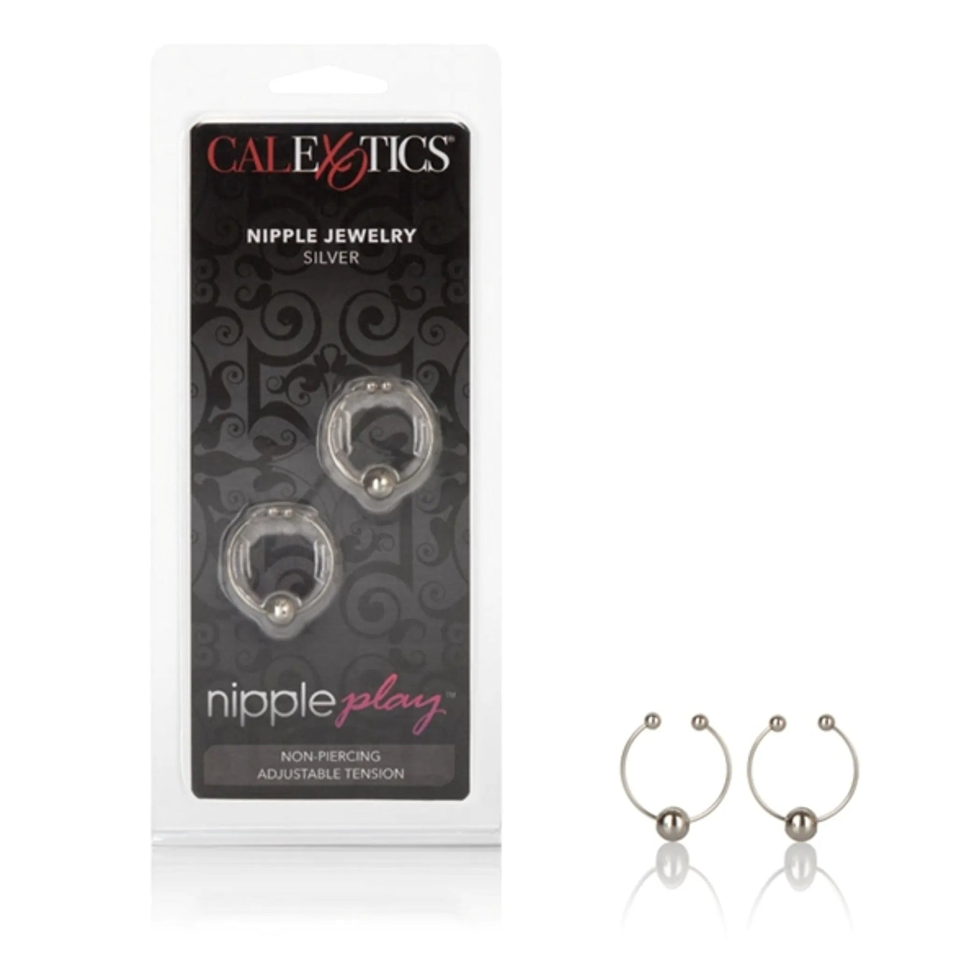 Silver Nipple Ring for Play California Exotic Novelties